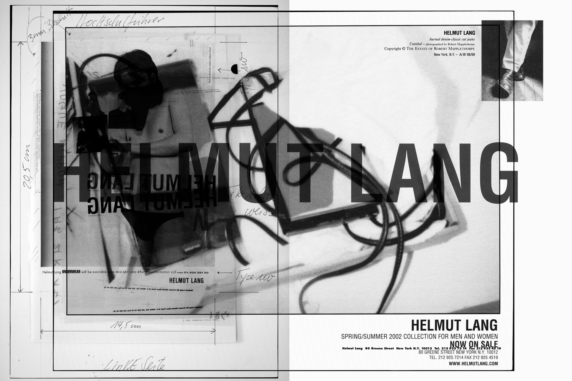 Helmut Lang, Excerpts from the Selective Memory Series, Special Edit, 2020 © HL-ART, courtesy of the artist and MAK.