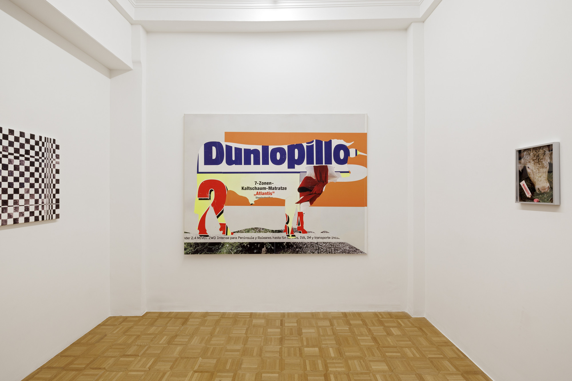 Installation view, Kühe und Pferde, 2025-2026, courtesy of the artists and Galerie Oskar Weiss.