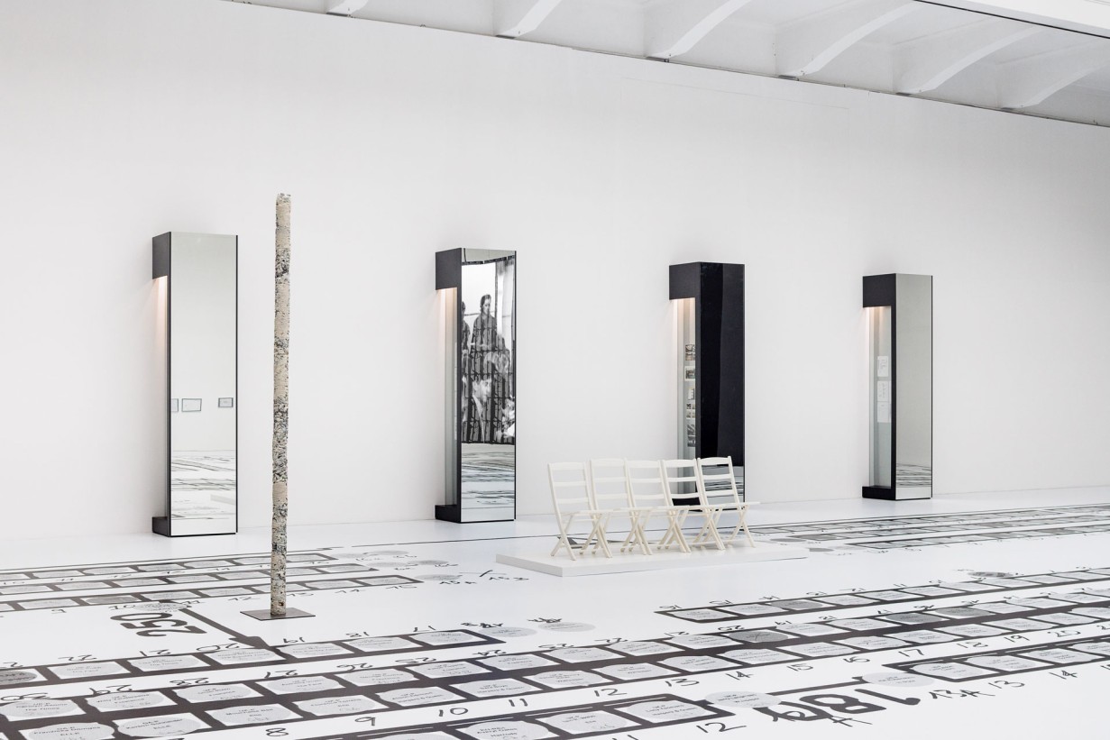 Installation view, Helmut Lang Archive. Courtesy of the artist, MAK. © HL-ART