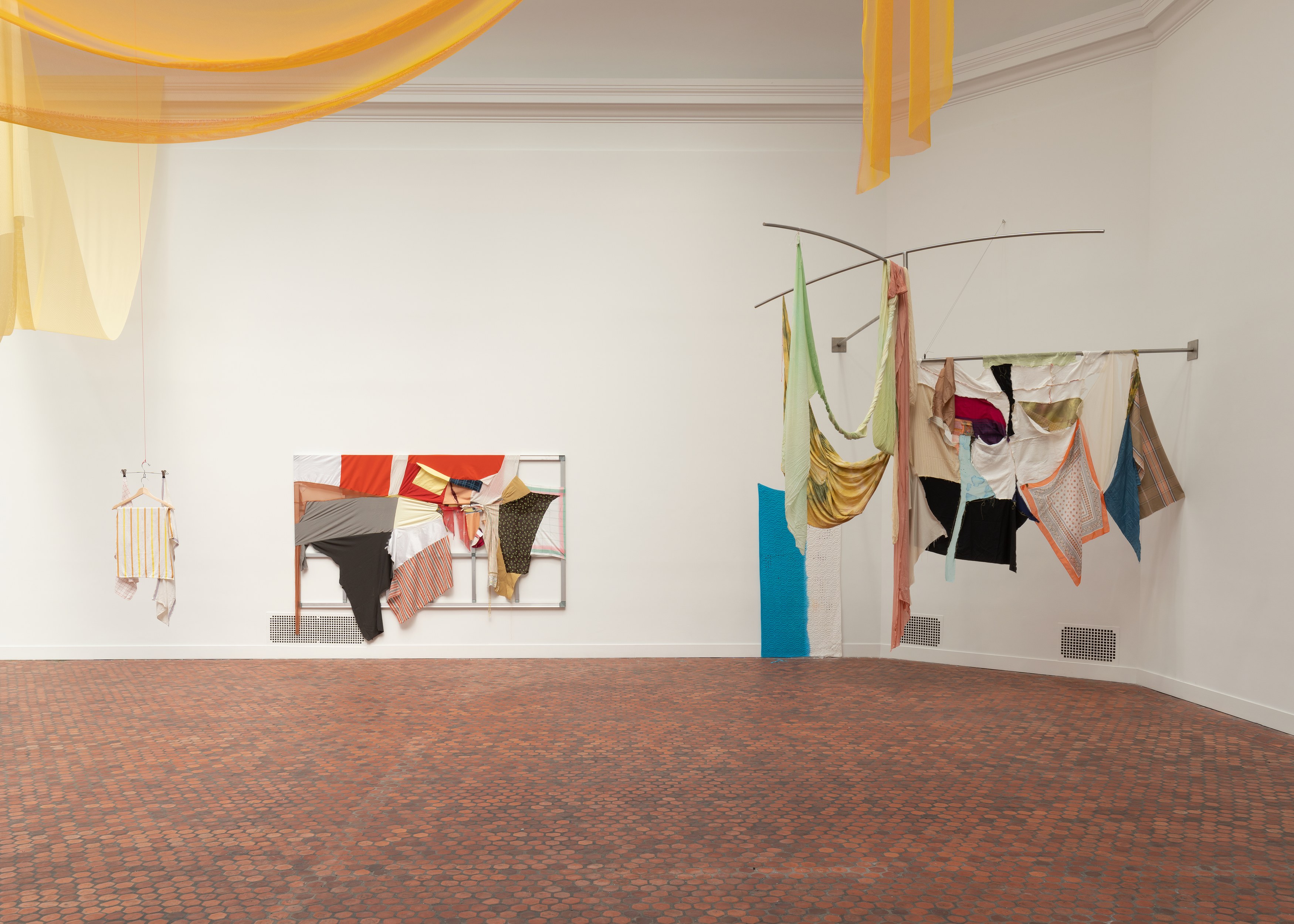 Installation view, Eric N. Mack, Fishers of Men, American Academy of Arts and Letters, 2025. Photo: Charles Benton 