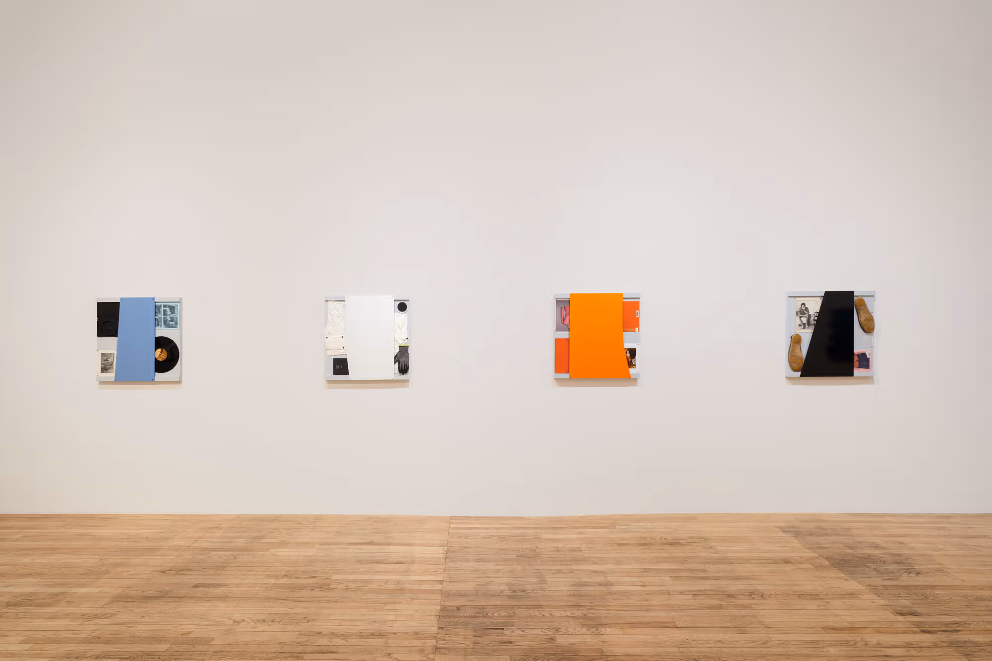 Installation view, Tom Burr, Journal Works, The Upstairs at Bortolami, New York, 2026. Photo: Guang Xu.
