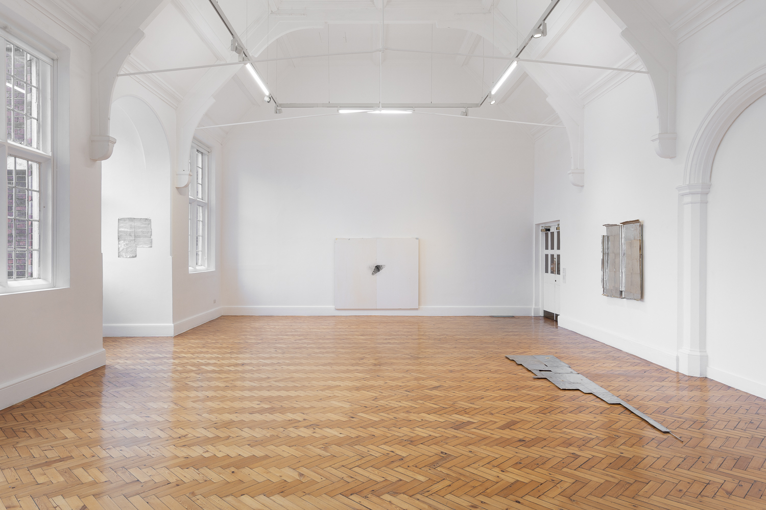 Installation view of Nat Faulkner, Strong water at Camden Art Centre, 2026. Photo credit Rob Harris.