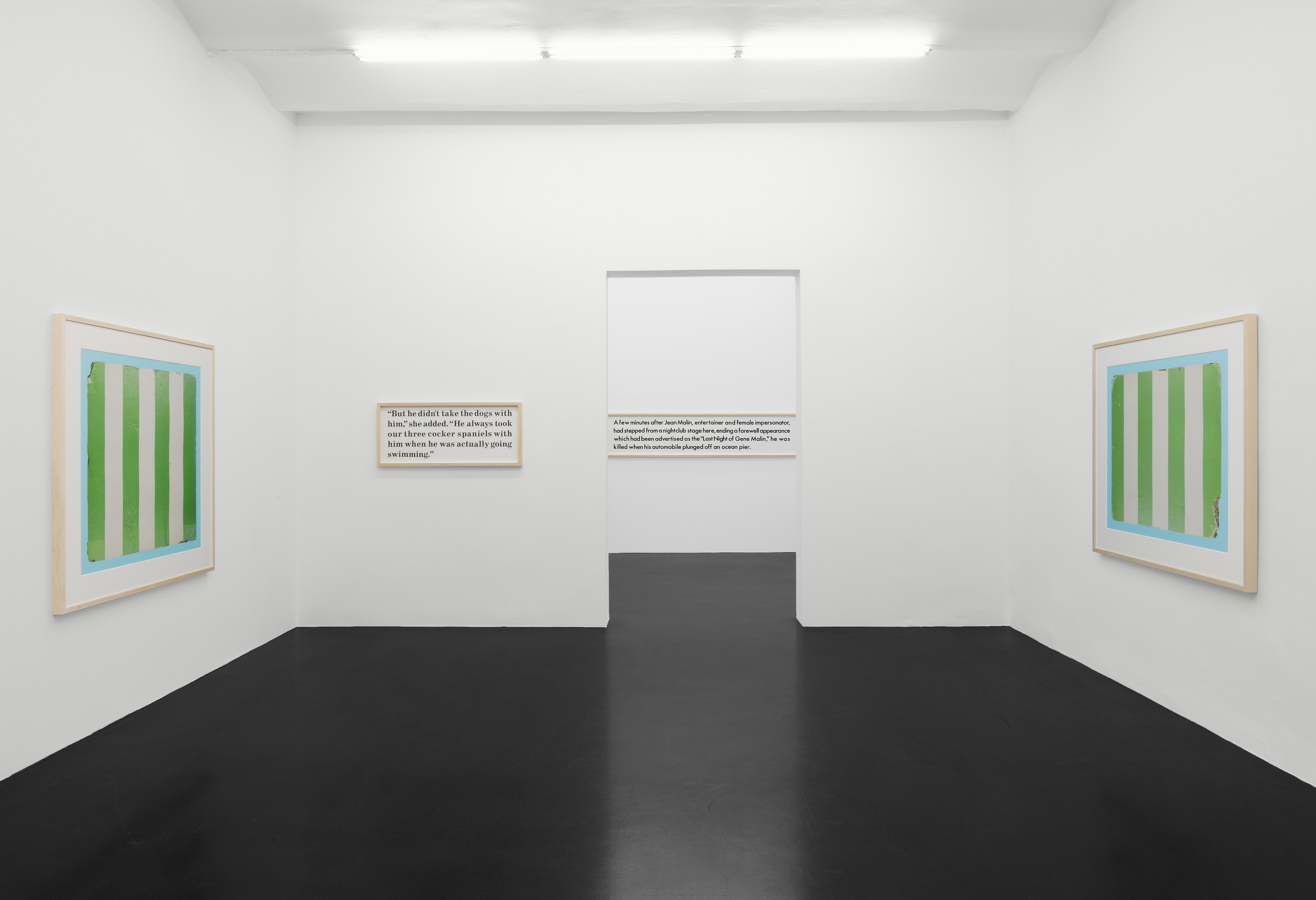 Larry Johnson Installation view Galerie Buchholz, Köln 2026. Courtesy of the artist and Galerie Buchholz.
