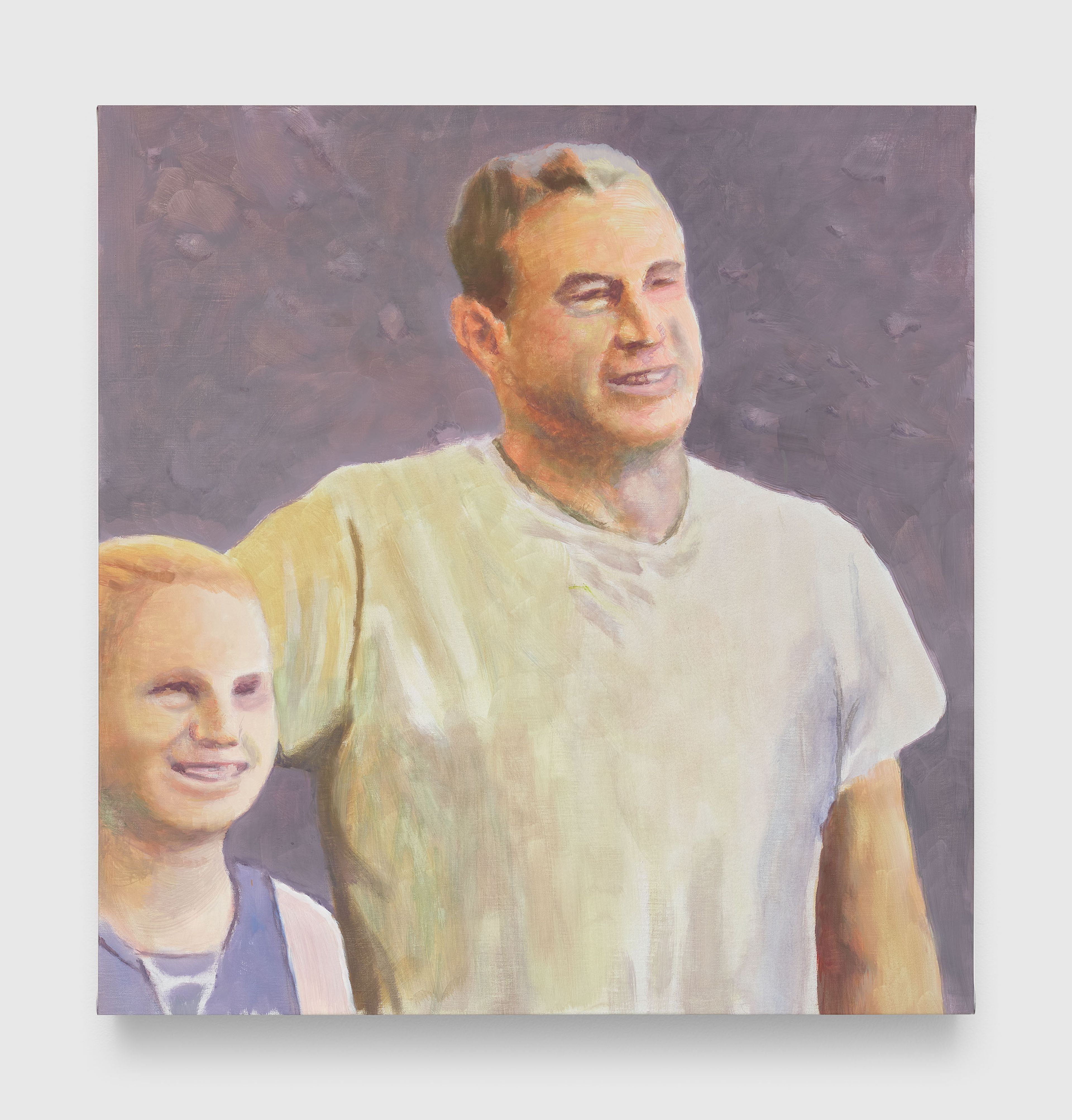 Luc Tuymans, Daddy-O, 2025, Oil on canvas, 37 3/4 x 36 1/2 inches (95.8 x 92.7 cm). Courtesy of the artist and David Zwirner.