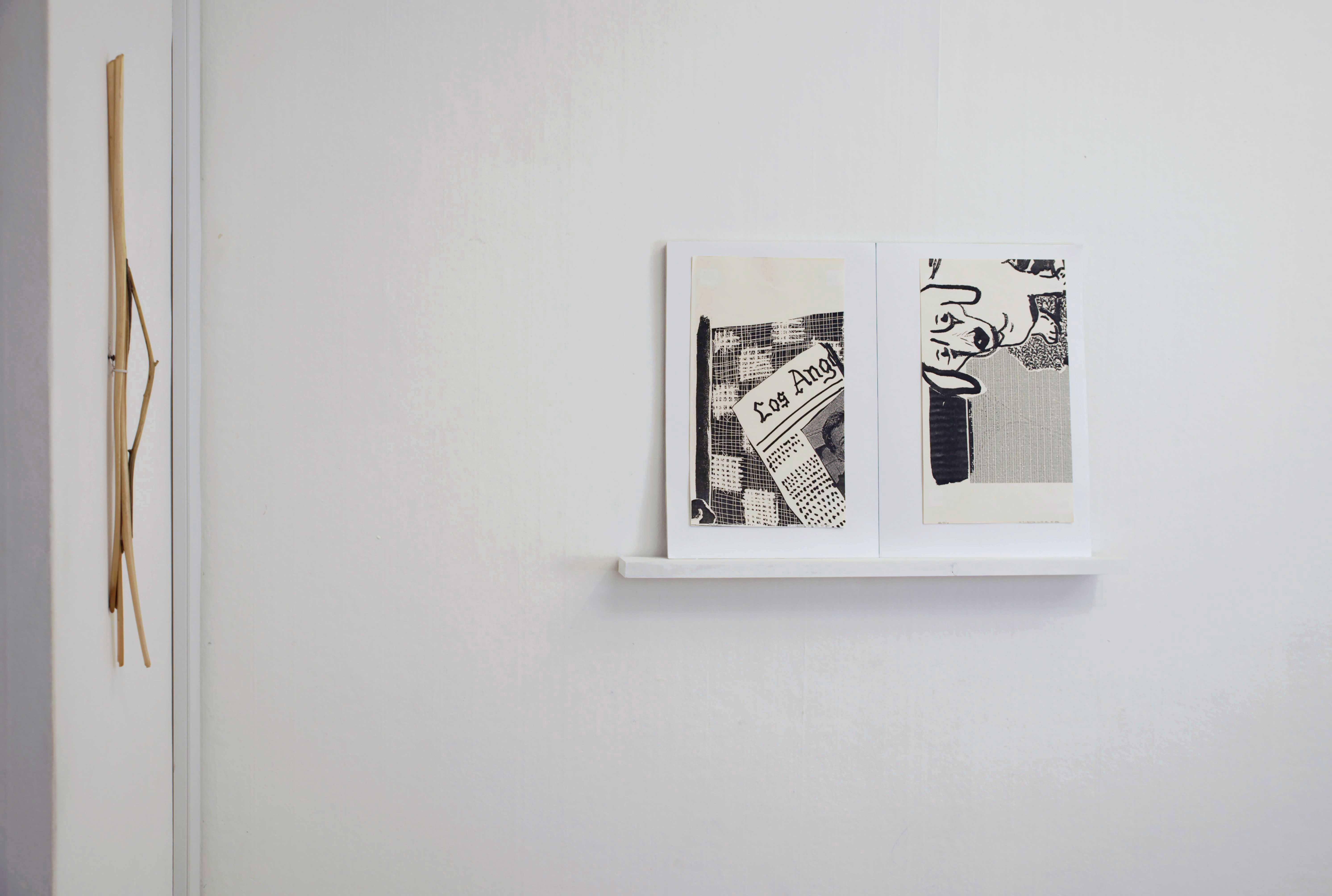 David Hockney, Breakfast with Stanley in Malibu, 1989, Laser collage, marker, gouache, 24 pages, ea. pg. 22 x 36 cm. Courtesy of the artist and RTA.