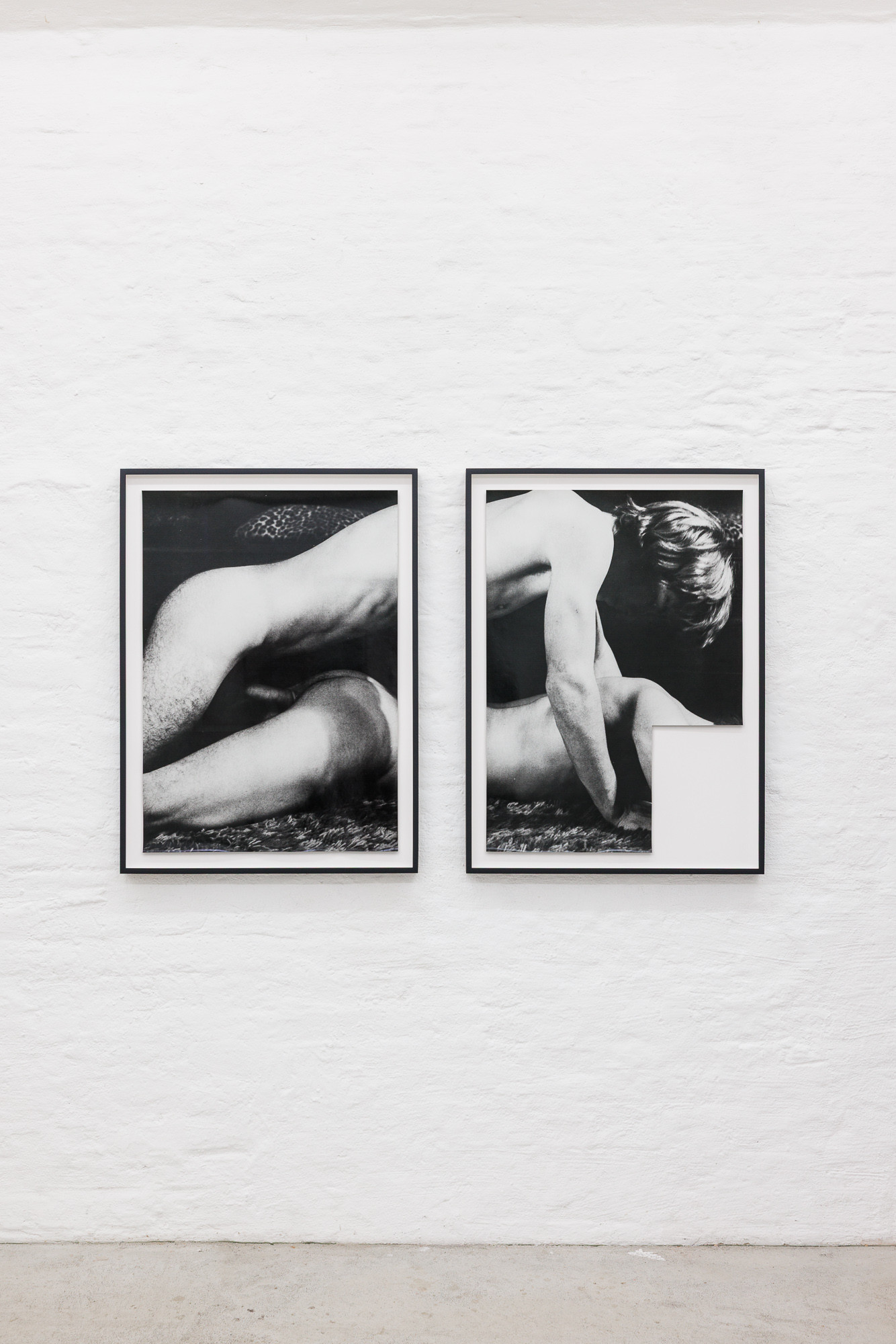 Samuel Haitz, Penetration, 2026, Silver-gelatin prints on baryta paper, framed, Diptych, each 93.7 x 69.2 cm. Courtesy of the artist and Pech.
