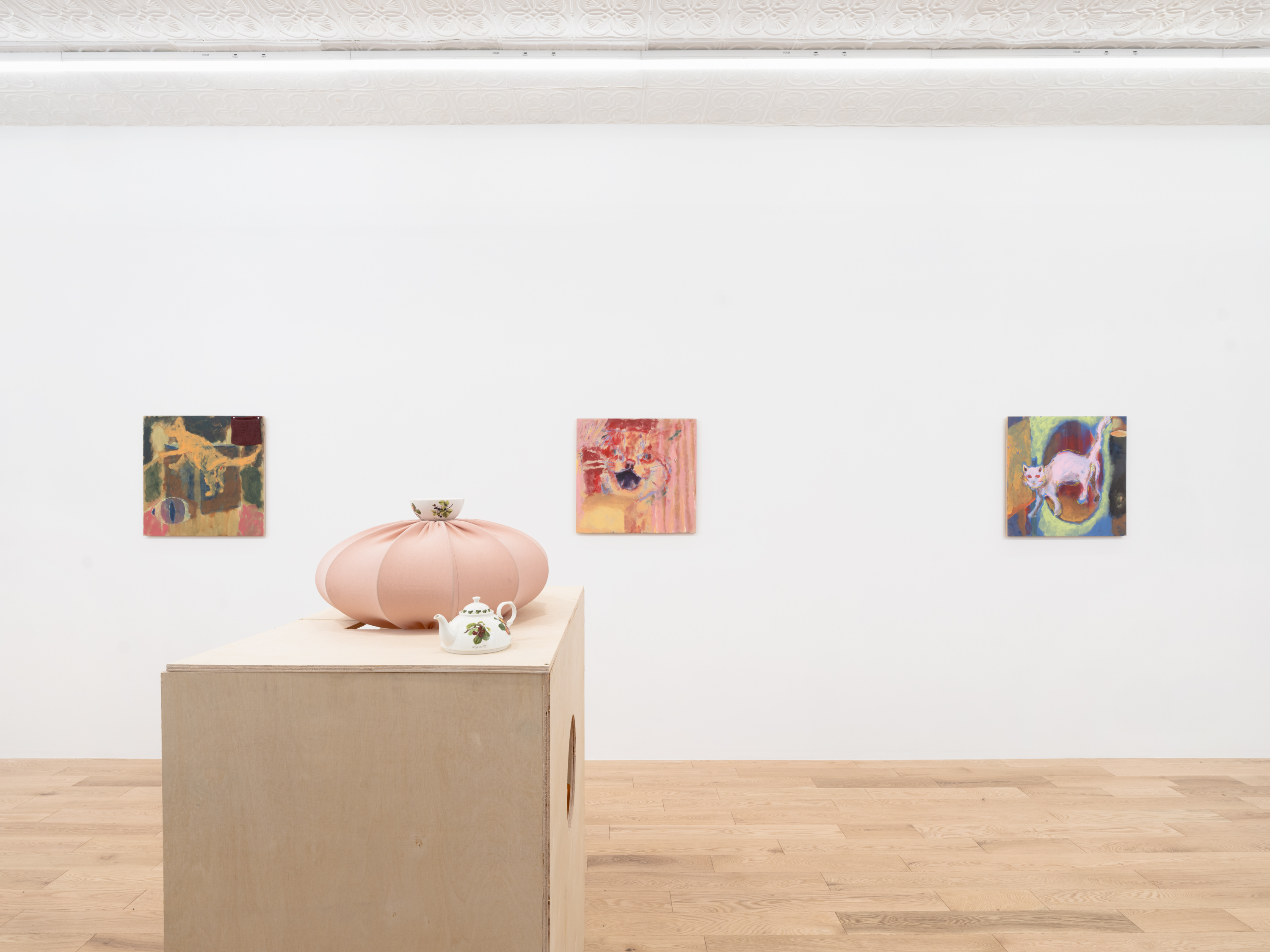 Installation view, Ravi Jackson, Handholders, Page (NYC), 2026. Courtesy of the artist and Page (NYC).