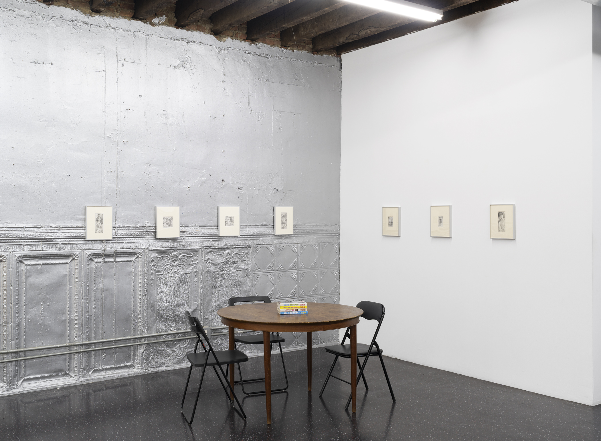 Installation view, On The Never-Never, 2026. Courtesy of the artists, Galerie Tenko Presents and Reena Spaulings.