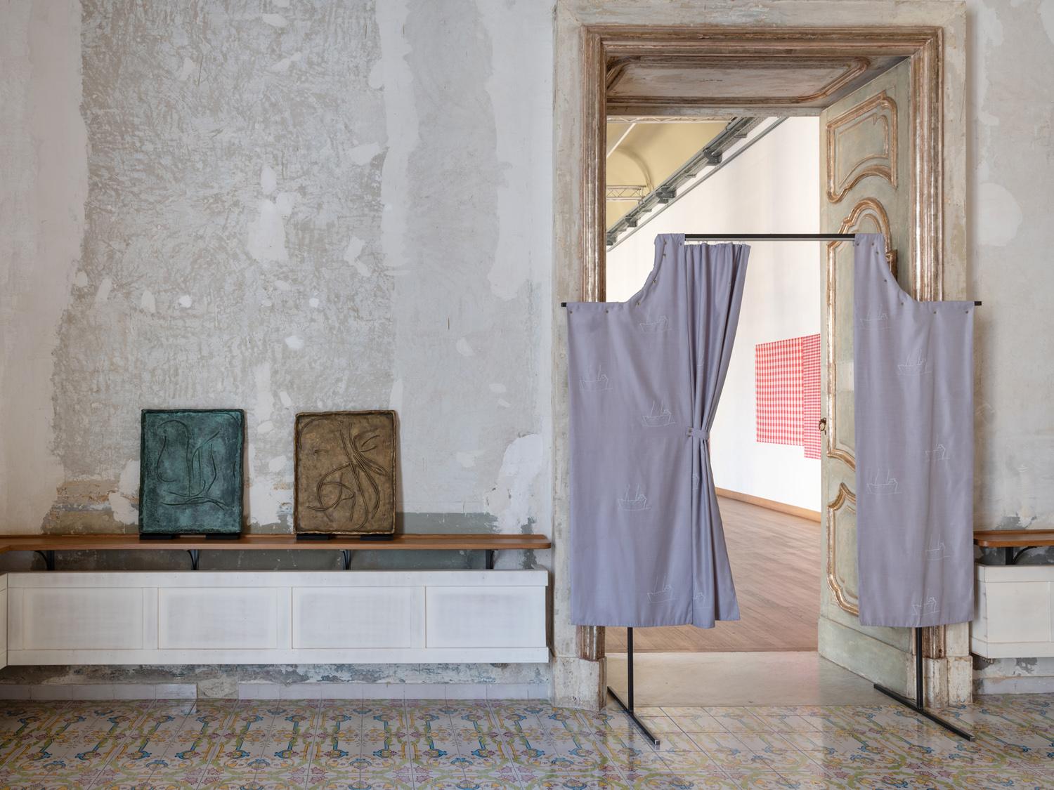 Installation view, Martin Kippenberger: Per Pasta ad Astra, 2026. Courtesy of the artist and Galerie Gisela Capitain.