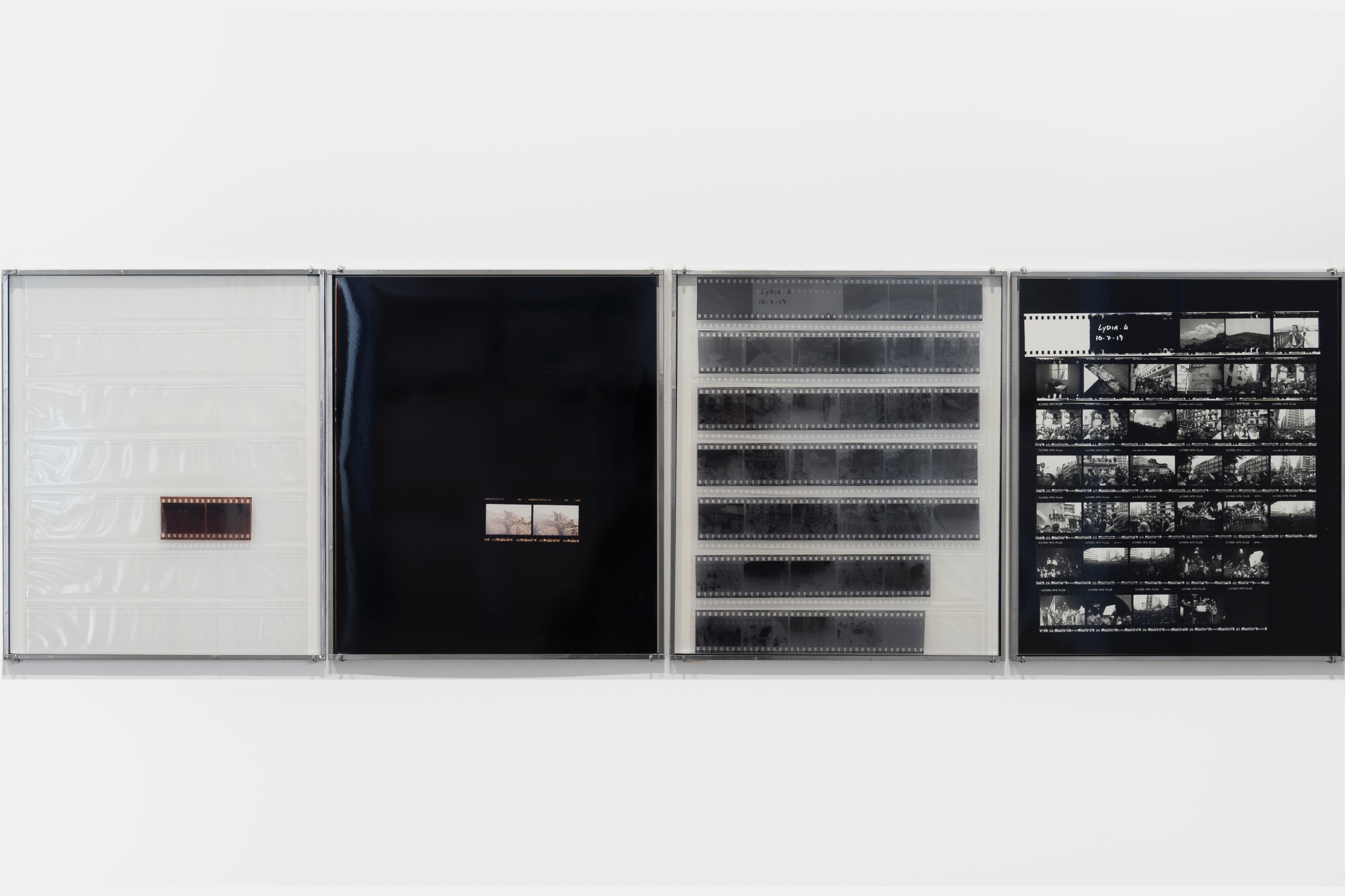 Lydia Ourahmane, 1752 Photos, exhibition view, Galerie Chantal Crousel, Paris (2026). Courtesy of the artist and Galerie Chantal Crousel. Photo: Jiayun Deng —Galerie Chantal Crousel.