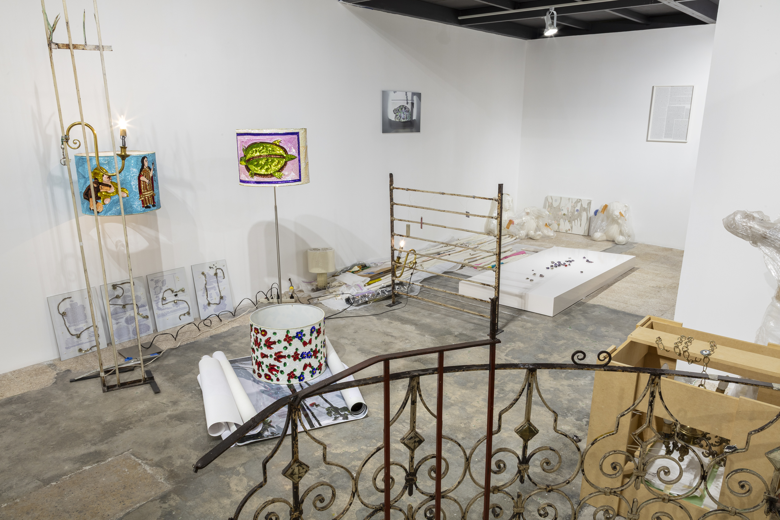 Installation view, Josef Strau: Storage, 2026. Photo by: Gerardo Landa. Courtesy of the Artist and Gaga, Mexico City.