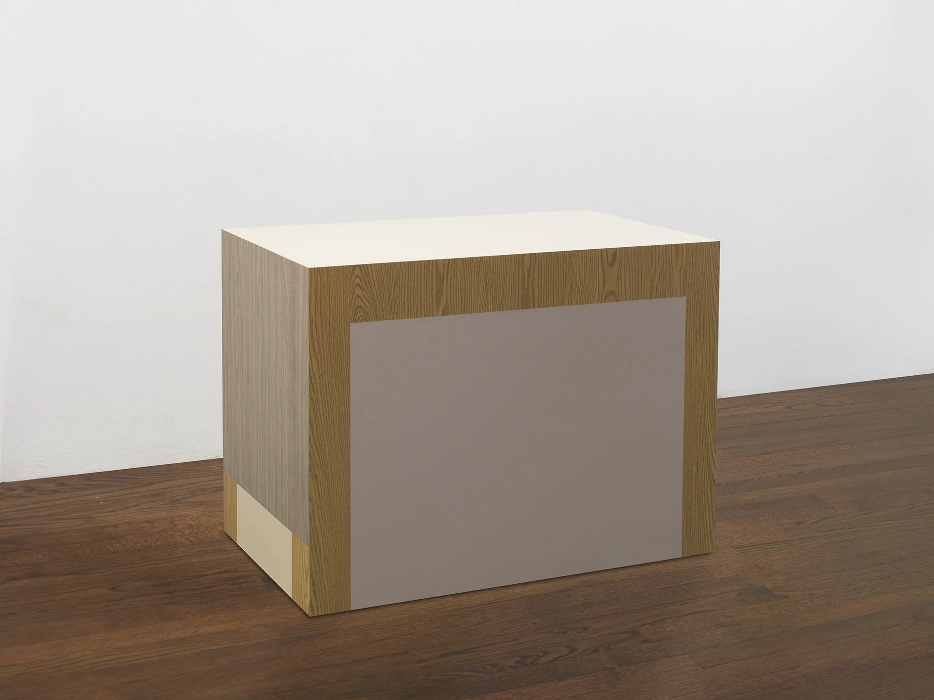 Richard Artschwager, Table (Drop Leaf), 2008, Formica on wood 76.2 × 55.9 × 111.8 cm | 30 × 22 × 44 inches. Courtesy of the artist and Sprüth Magers.