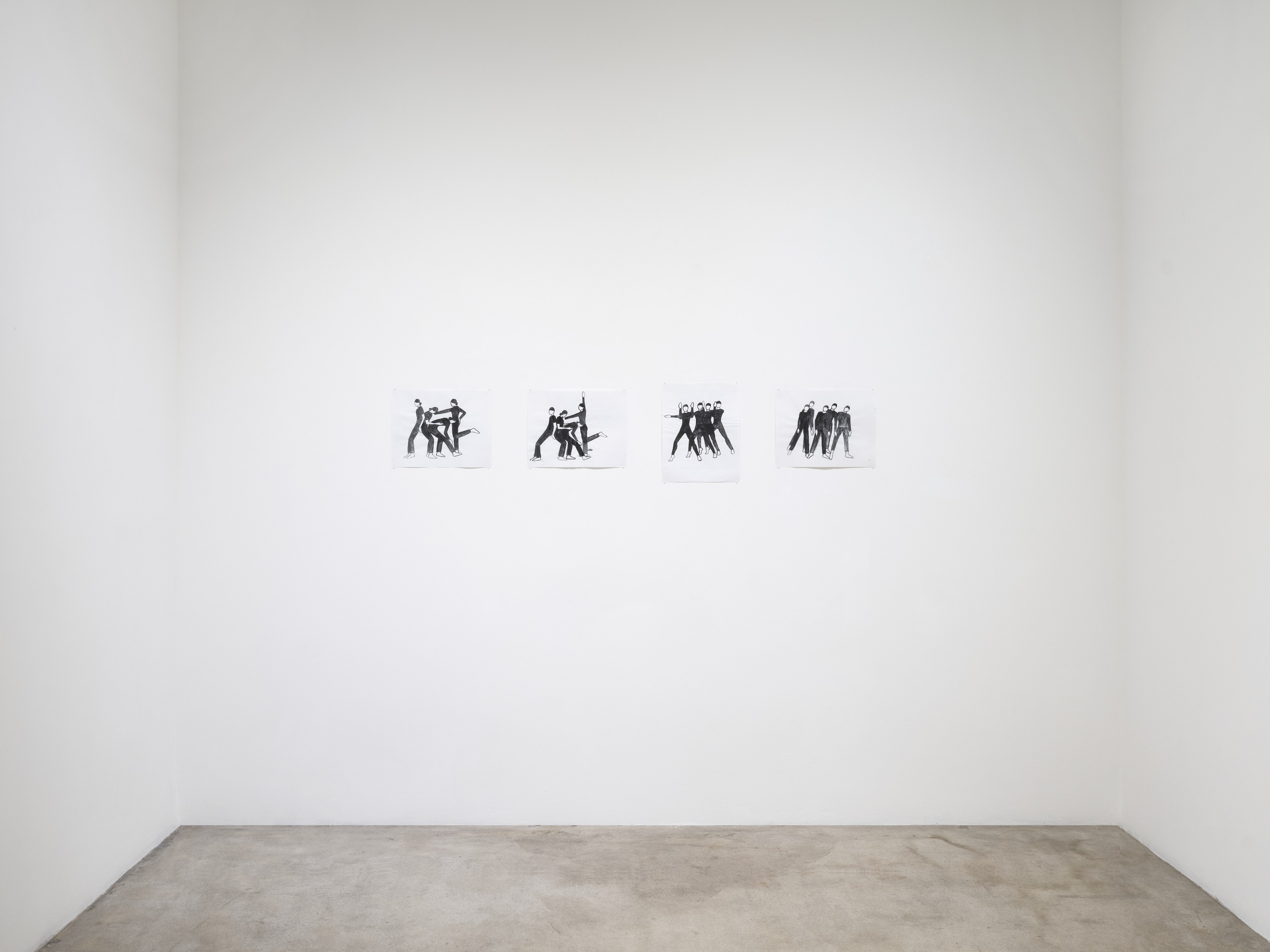 Installation view, Joan Jonas and Silke Otto-Knapp, 2026. Courtesy of Michael Benevento and Kristina Kite, Los Angeles