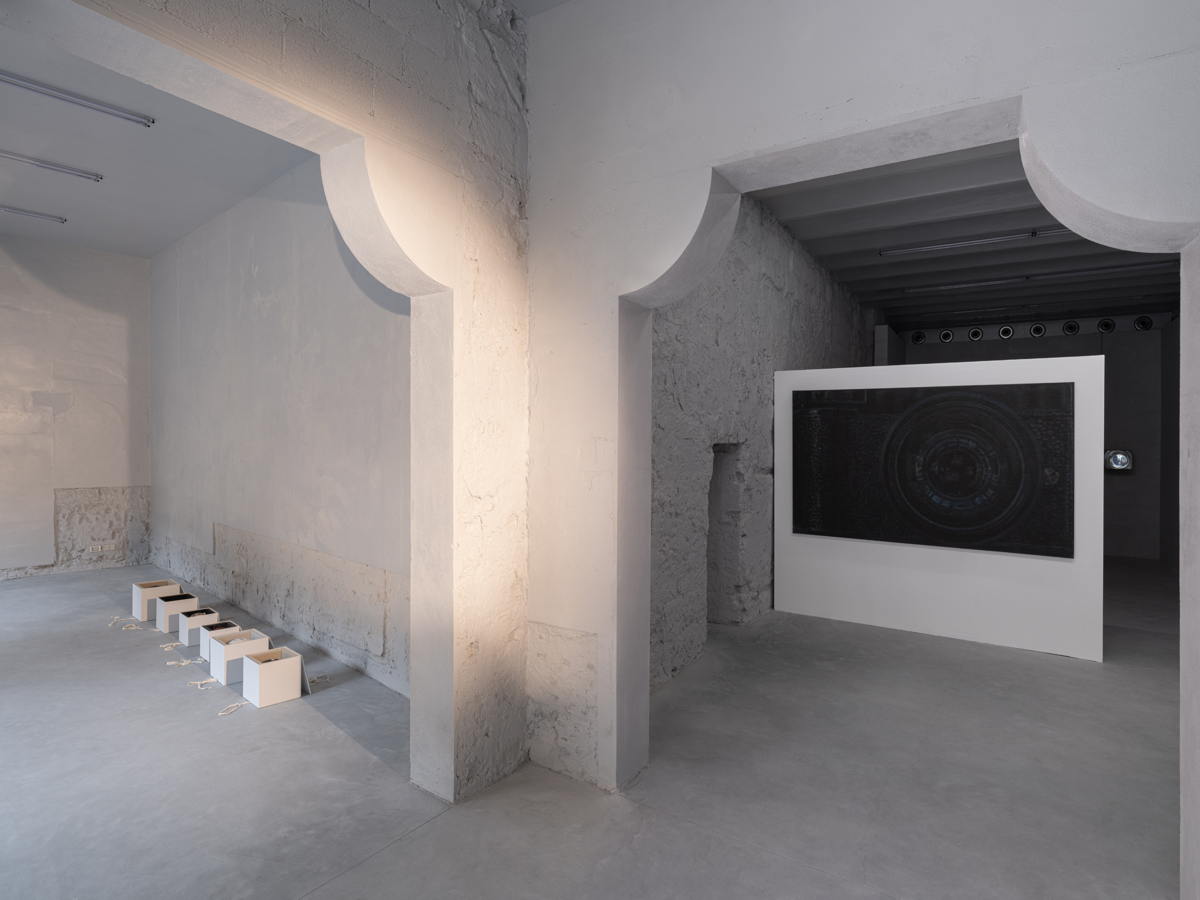 Installation View, I Ciclopi (Eye, Camera, Myth), INCURVA, Trapani, 2 April - 28 June 2026. Photo: Oskar Lee
