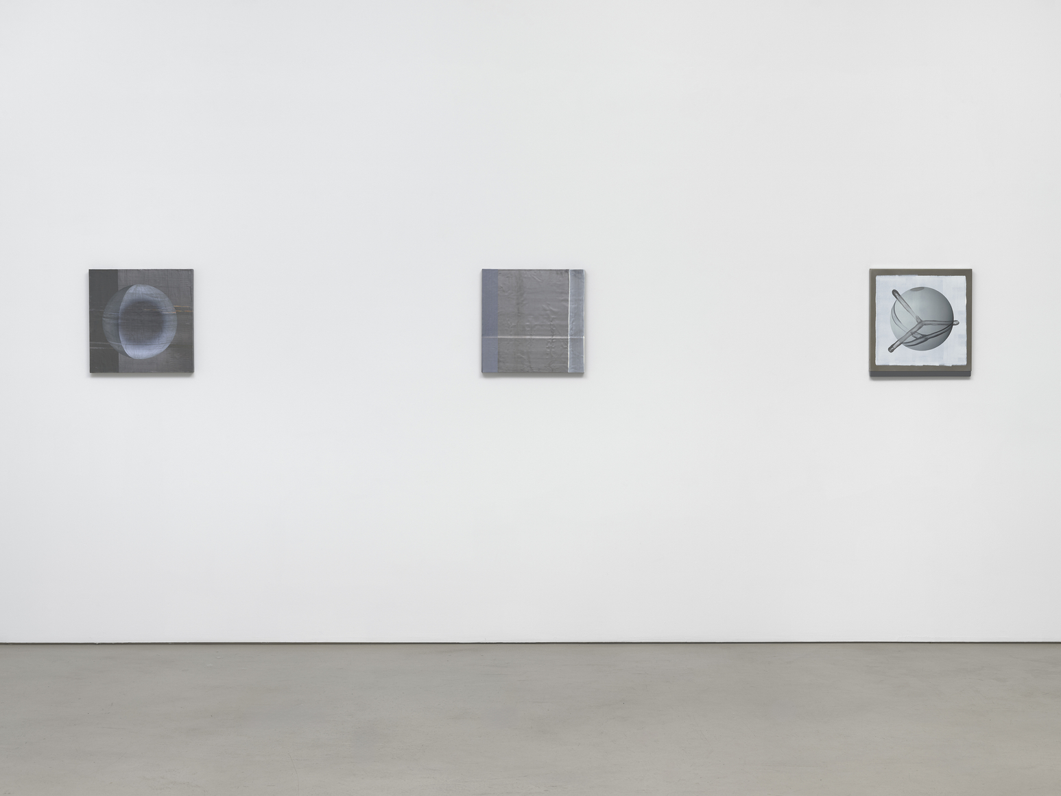 Installation view, Seth Price, Petzel, 2026. Photo by Ron Amstutz.