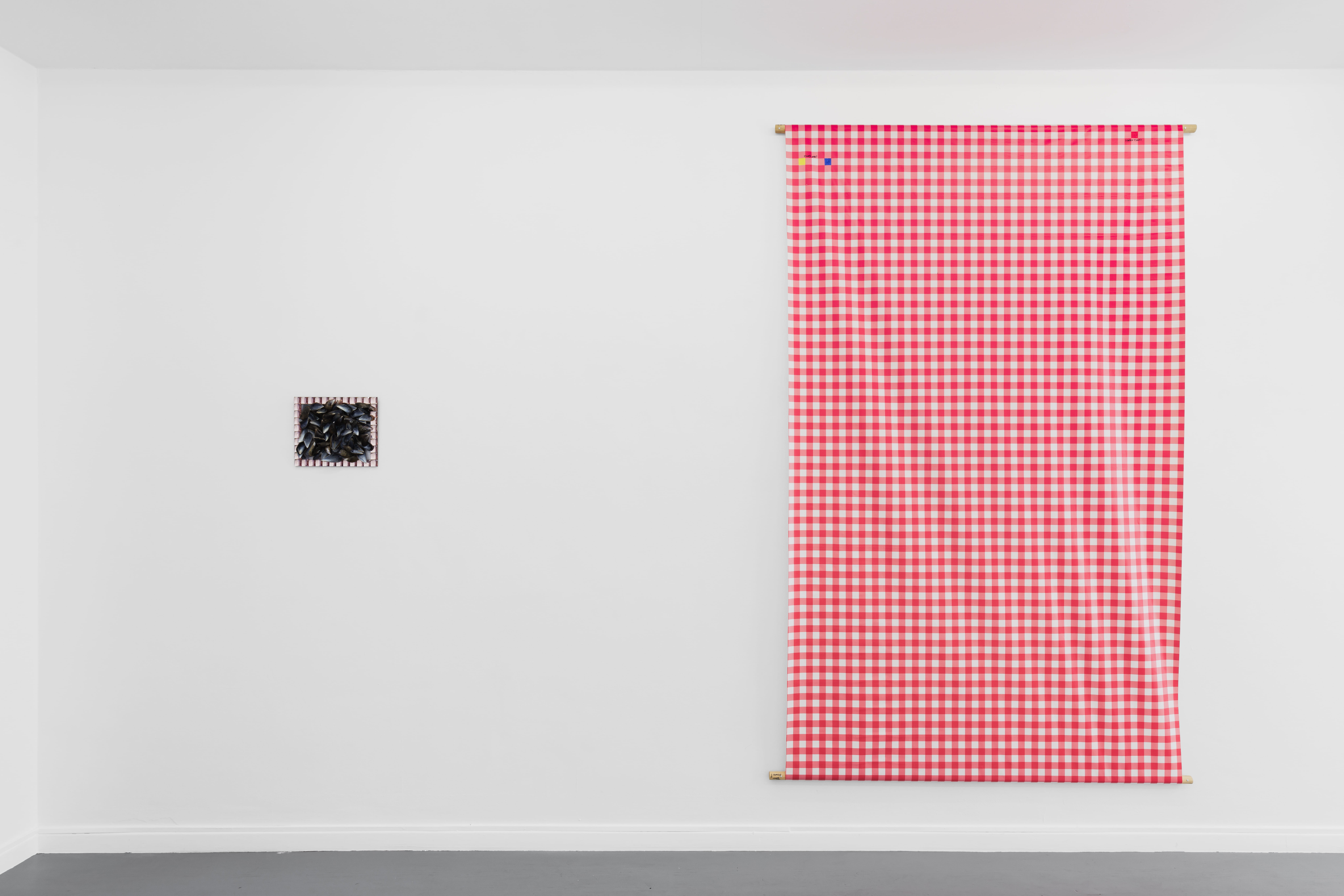 Installation view, Setting, Damien & The Love Guru, Brussels, 2026. Photography by Useful Art Services.