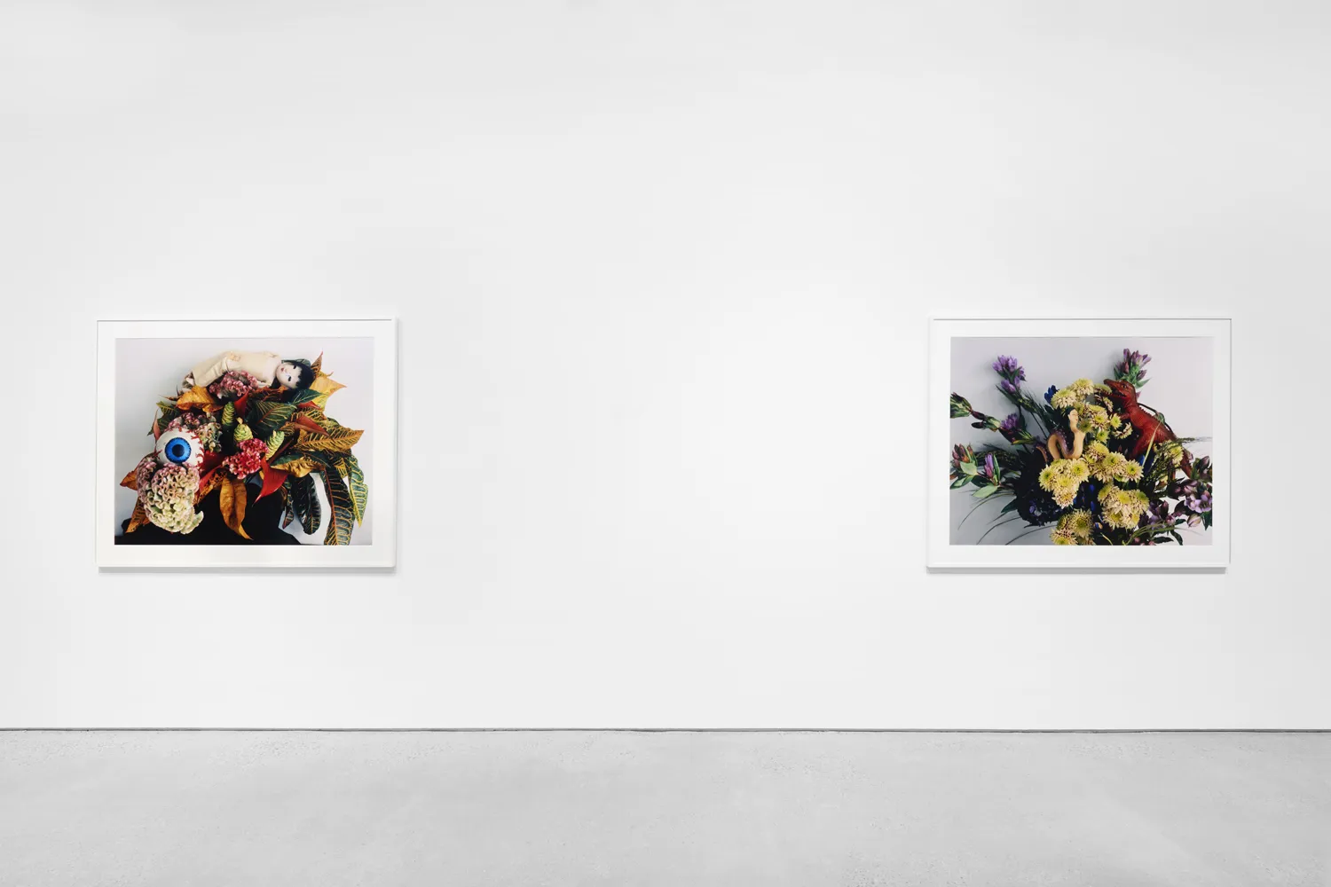 Installation View, Nobuyoshi Araki and Roe Ethride, 2026. Courtesy of the artists and Anton Kern Gallery, New York.