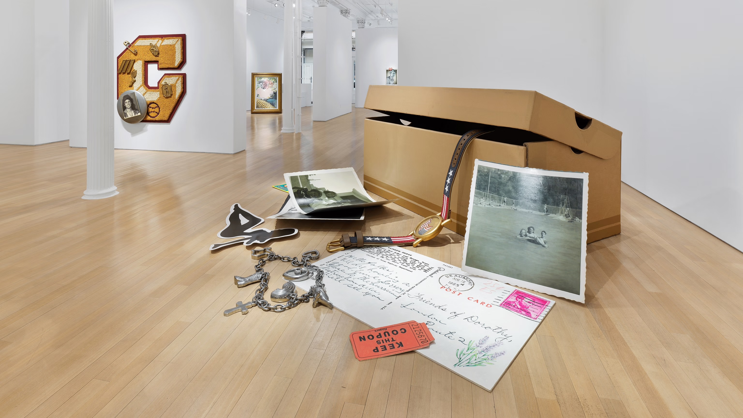 Installation view, Chloe Chiasson: Glory Days, 2026. Courtesy of the artist and Anton Kern Gallery, New York.