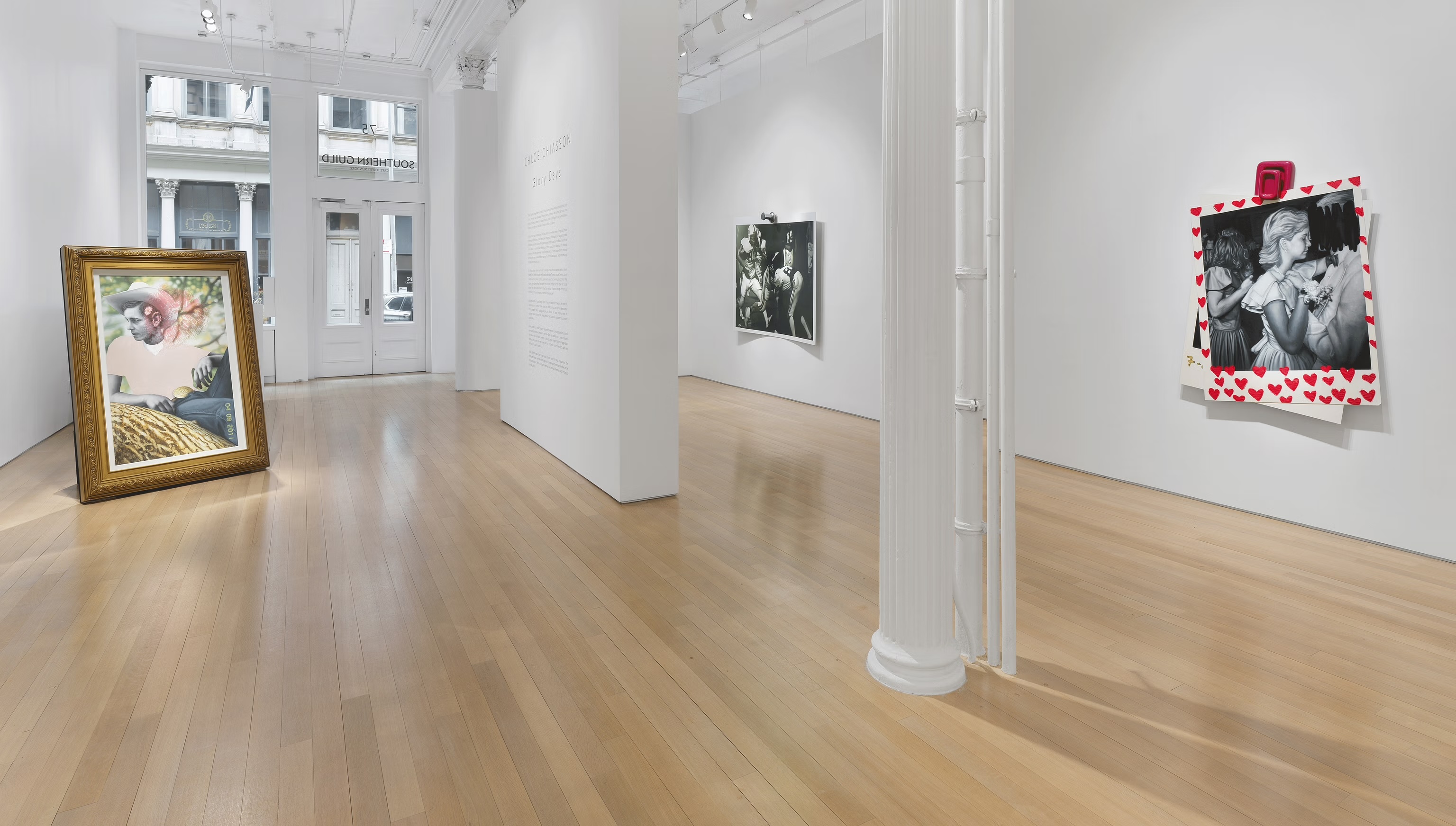 Installation view, Chloe Chiasson: Glory Days, 2026. Courtesy of the artist and Anton Kern Gallery, New York.