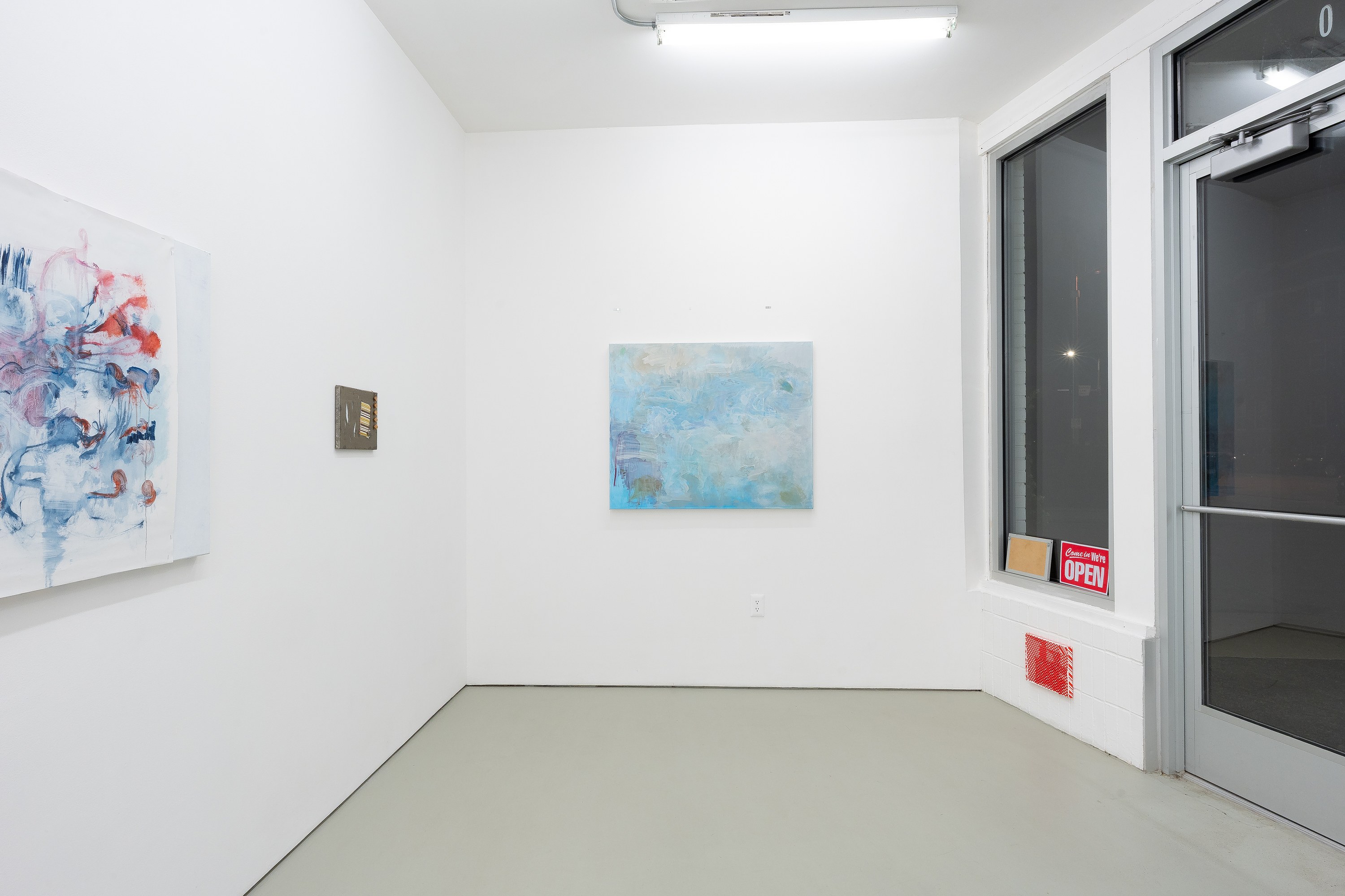 Installation view, Whitney Claflin: The Shops at Atlas Park, 2026. Courtesy of the artist and The Green Gallery, Milwaukee.