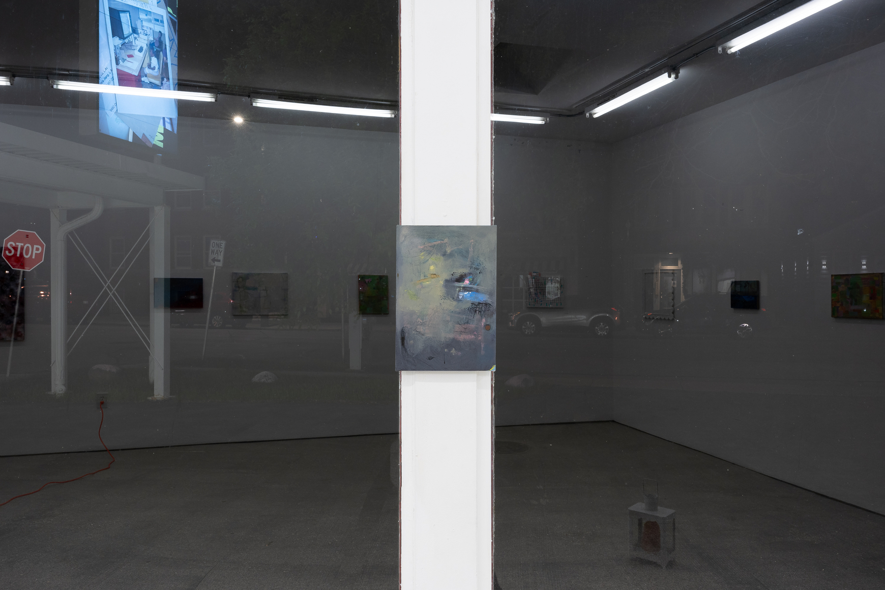 Installation view, Whitney Claflin: The Shops at Atlas Park, 2026. Courtesy of the artist and The Green Gallery, Milwaukee.