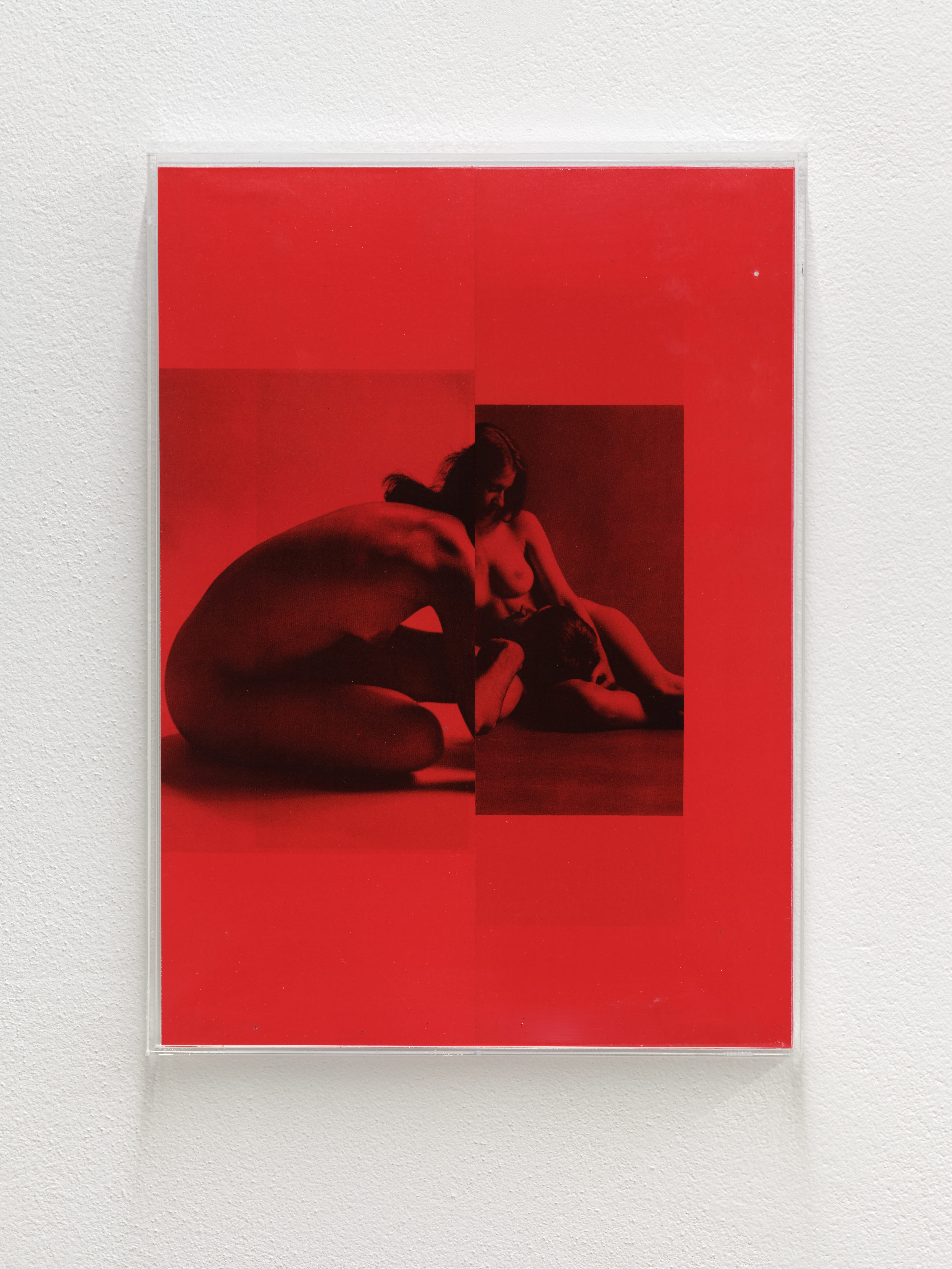  Giorgio Sadotti, ’NUDA VITA CD (GEORGE M HESTER)’, Collage, ink on paper, 31.4 × 21.8 cm (bespoke perspex frame) 2026. Courtesy of the artist and Josey.