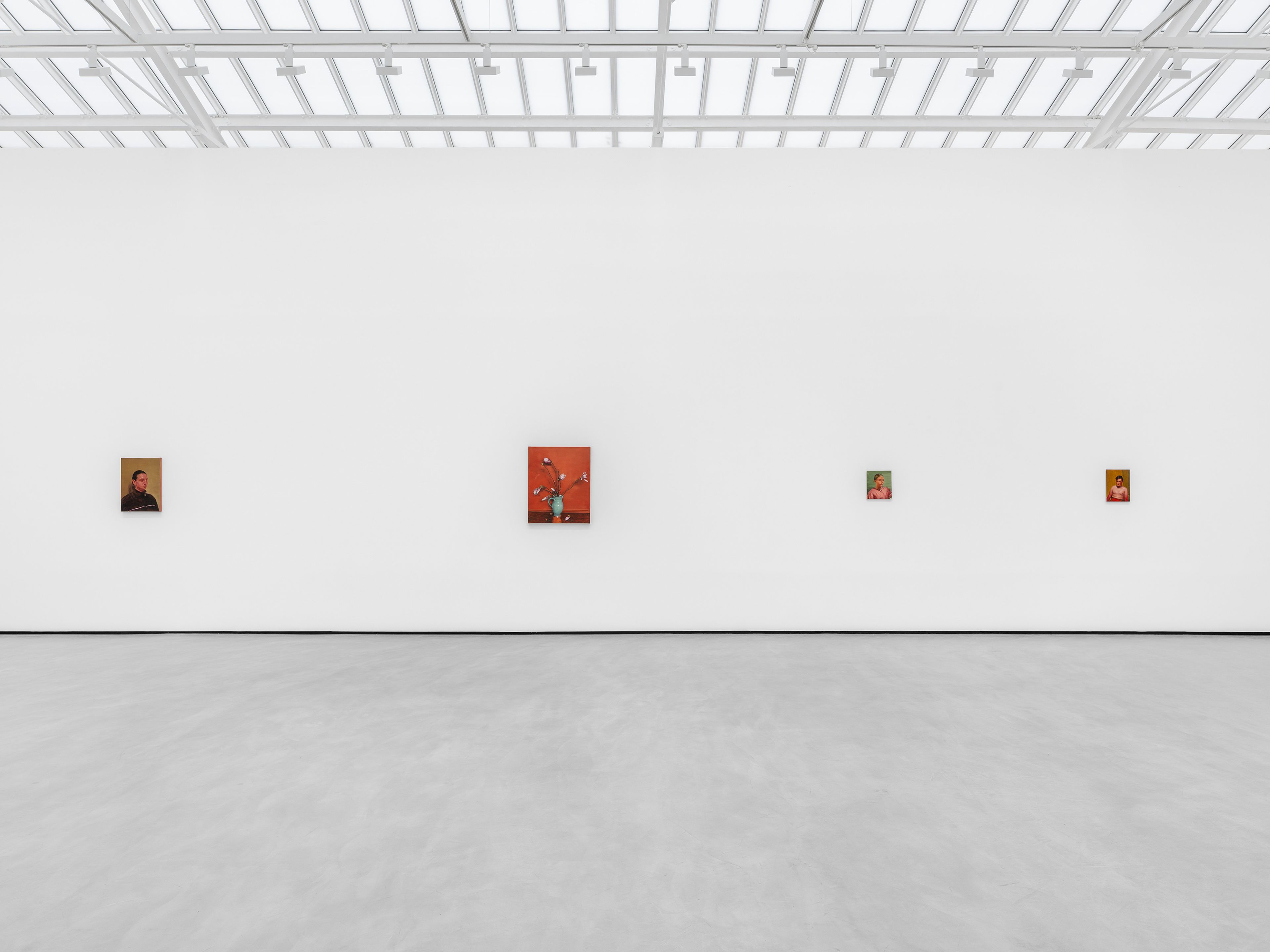 Installation view, Michaël Borremans: French Painting, David Zwirner, Paris, 2026.