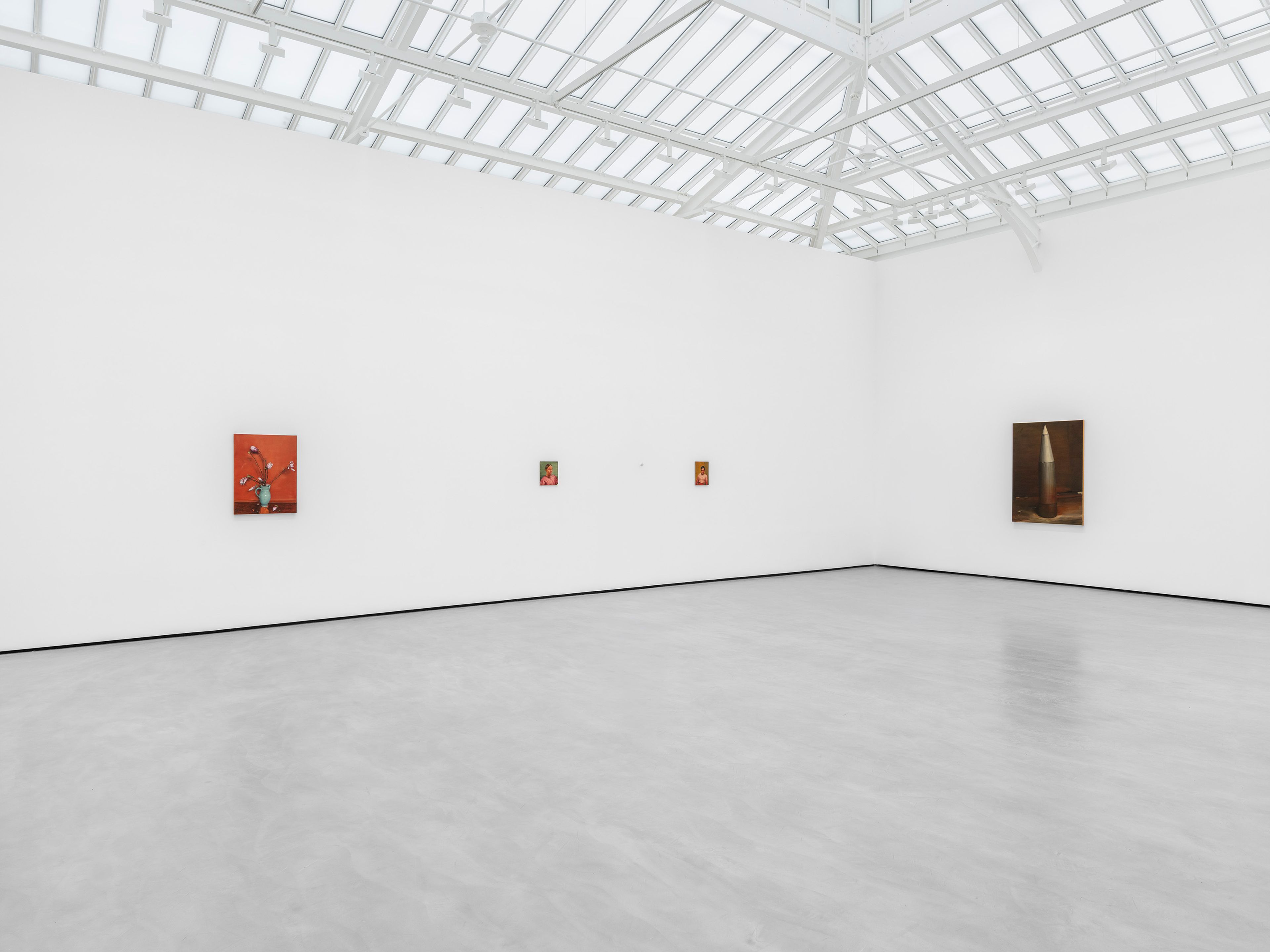 Installation view, Michaël Borremans: French Painting, David Zwirner, Paris, 2026.