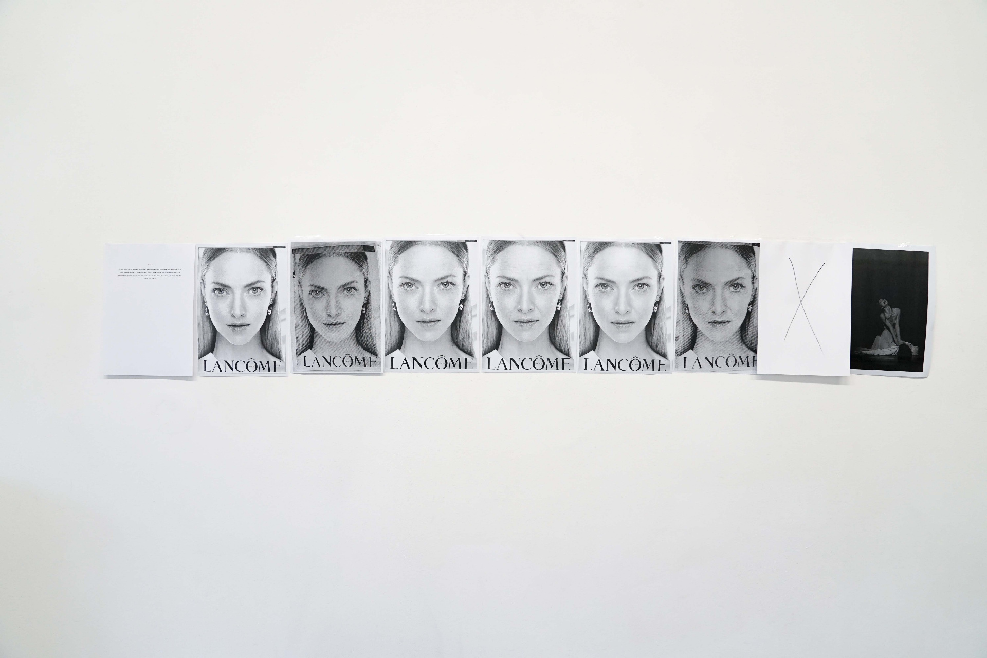 Hana Earles, The Story, 2026, Inkjet on paper, 65 x 28 cm. Courtesy of the artist and Stooj Fine Arts, Berlin.