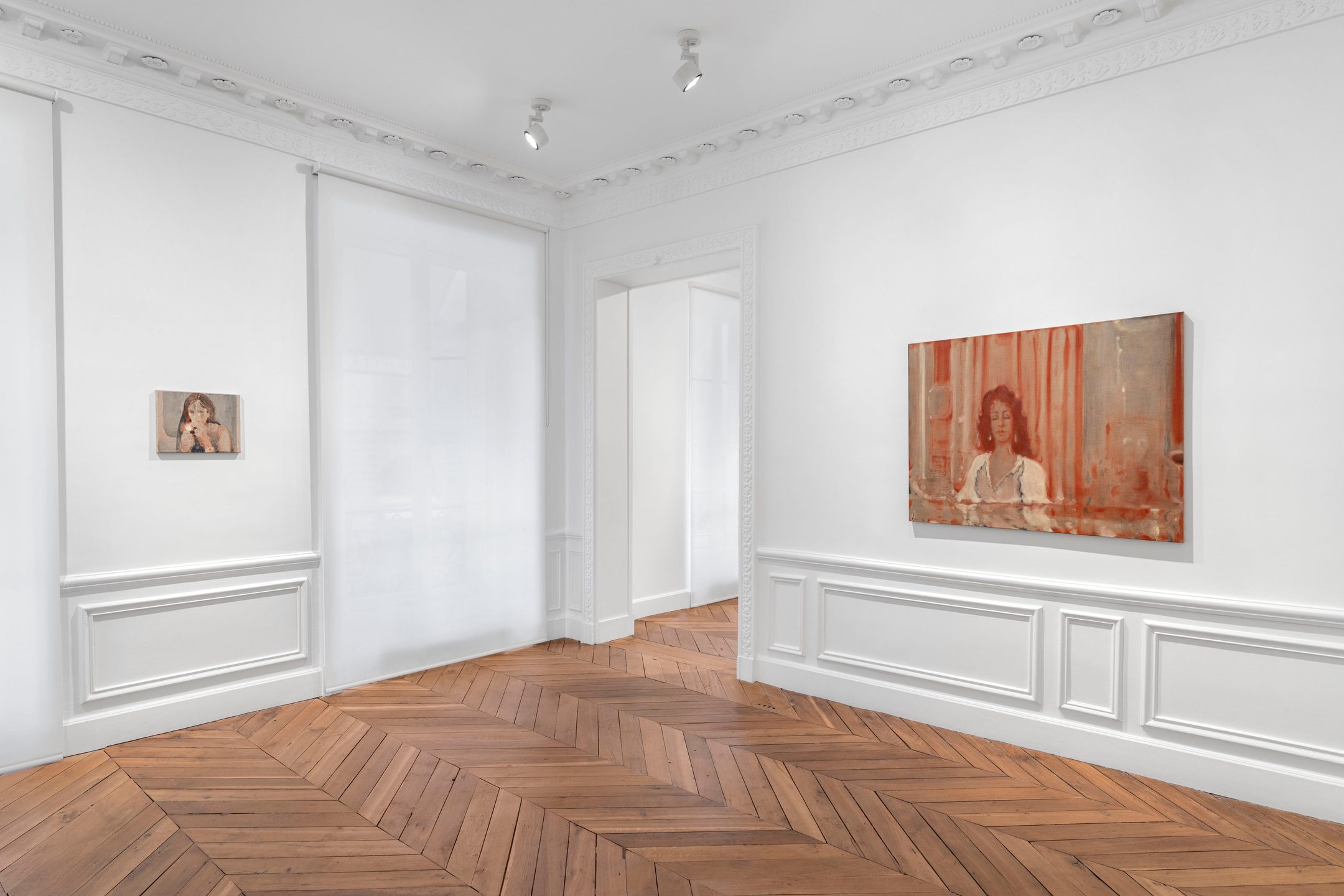 Installation view, Suleman Aqeel Khilji: Transmission | نشریات - Courtesy of the artist and White Cube, Paris, 2026.