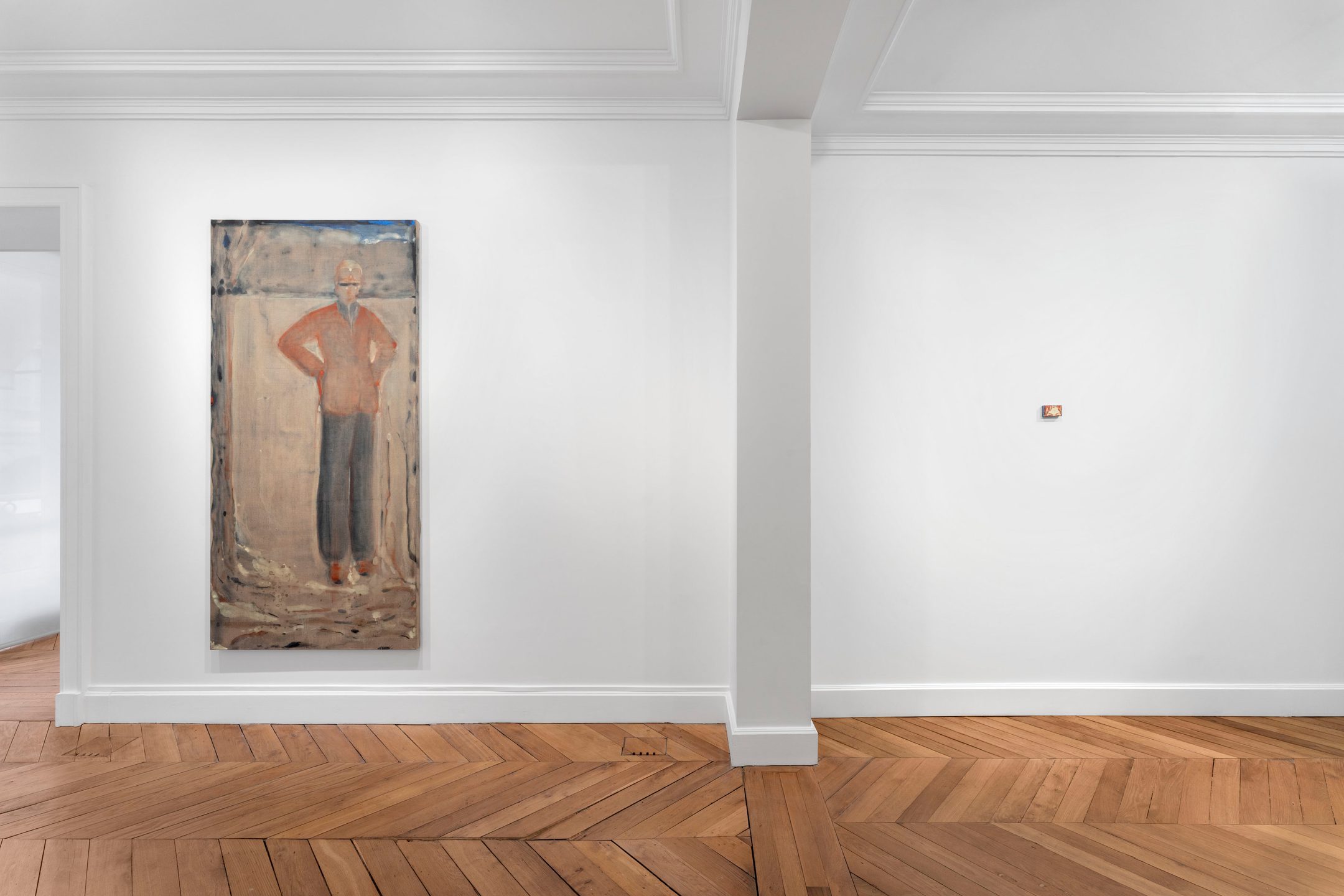 Installation view, Suleman Aqeel Khilji: Transmission | نشریات - Courtesy of the artist and White Cube, Paris, 2026.