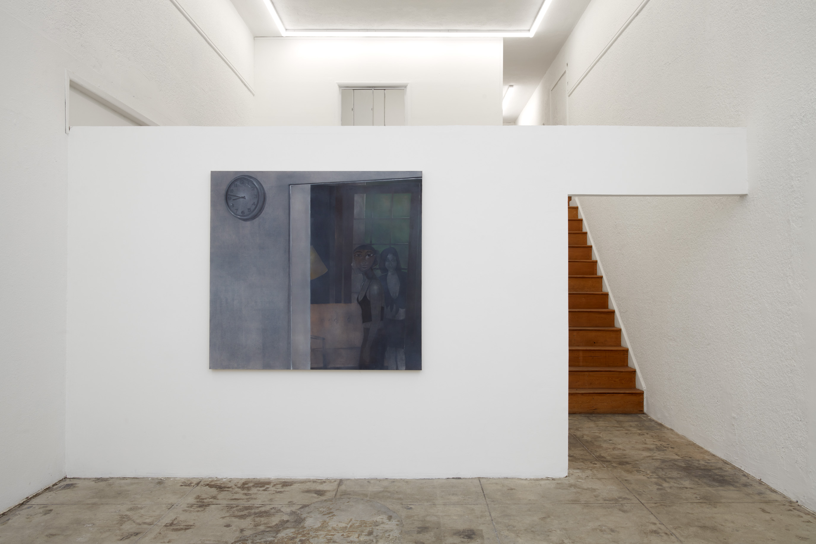 Ant Łakomsk, Egyptian Wing, 2026. Oil and shellac ink on canvas, 55 x 59 in. (140 x 150 cm). Image courtesy of the artist and Ehrlich Steinberg, Los Angeles. Photo: Evan Walsh.