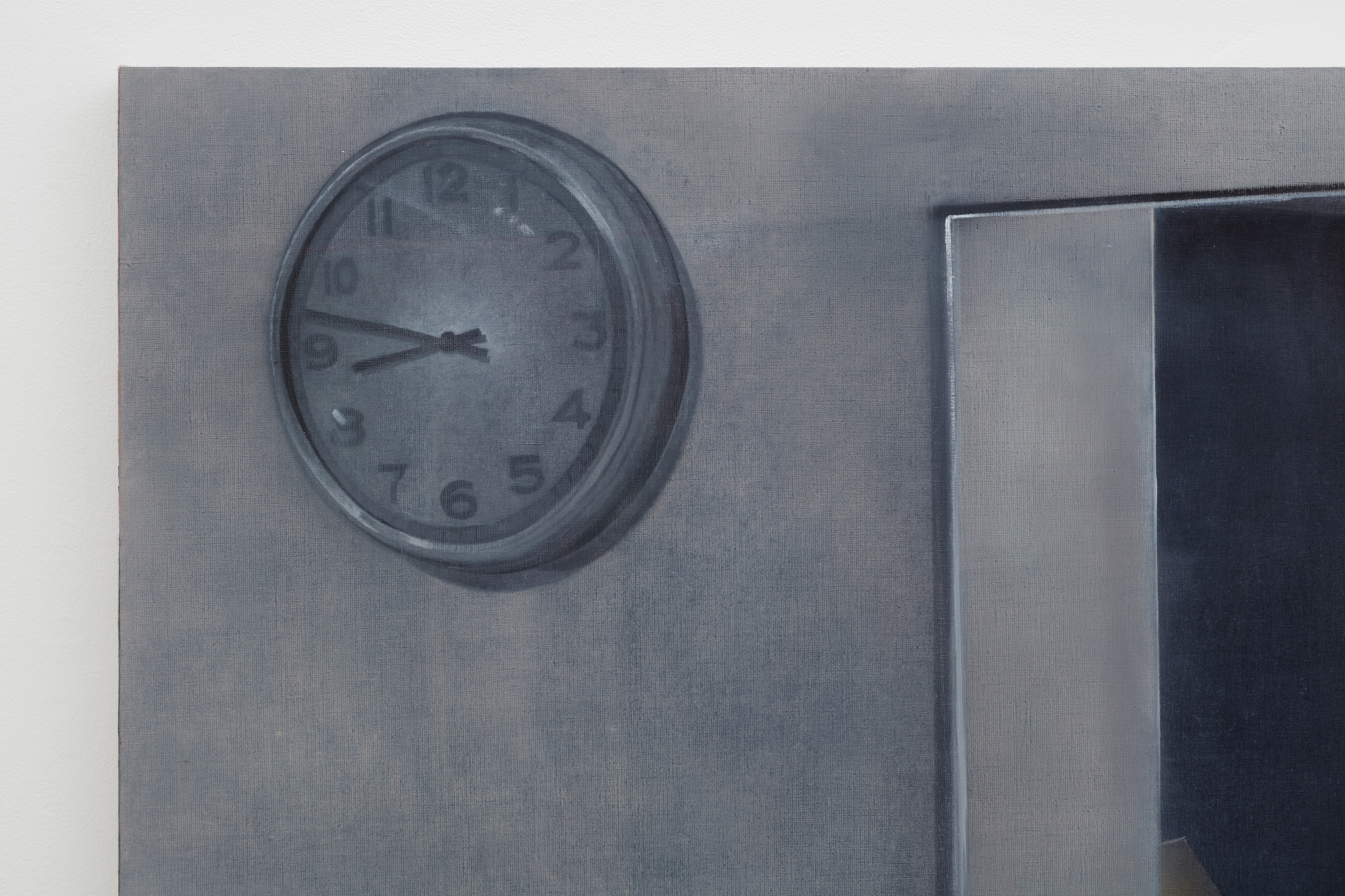 Detail. Ant Łakomsk, Egyptian Wing, 2026. Oil and shellac ink on canvas, 55 x 59 in. (140 x 150 cm). Image courtesy of the artist and Ehrlich Steinberg, Los Angeles. Photo: Evan Walsh.