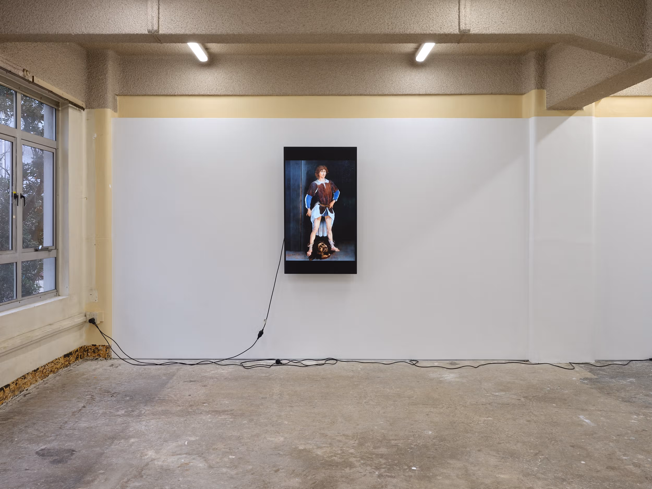 Installation view, Richard Hawkins: The Lust for Evil Sequence, The George and Goliath Sequence, The Böcklin and Berdella Sequence (2026). Courtesy of the artist and Treadler, Auckland.