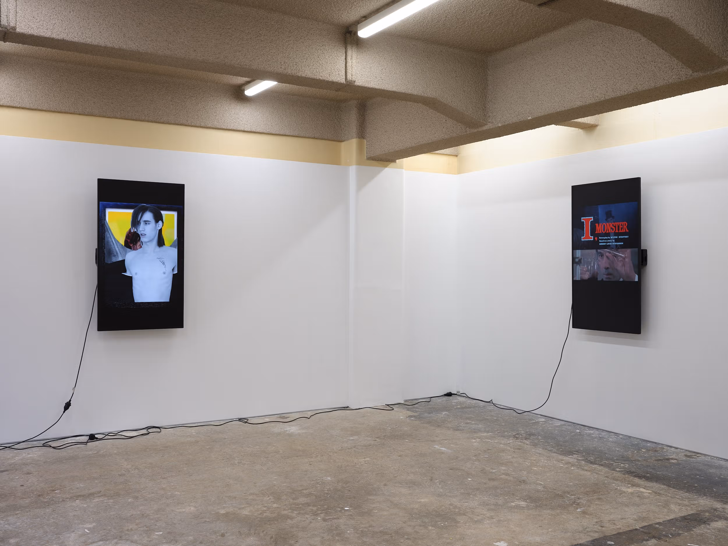 Installation view, Richard Hawkins: The Lust for Evil Sequence, The George and Goliath Sequence, The Böcklin and Berdella Sequence (2026). Courtesy of the artist and Treadler, Auckland.