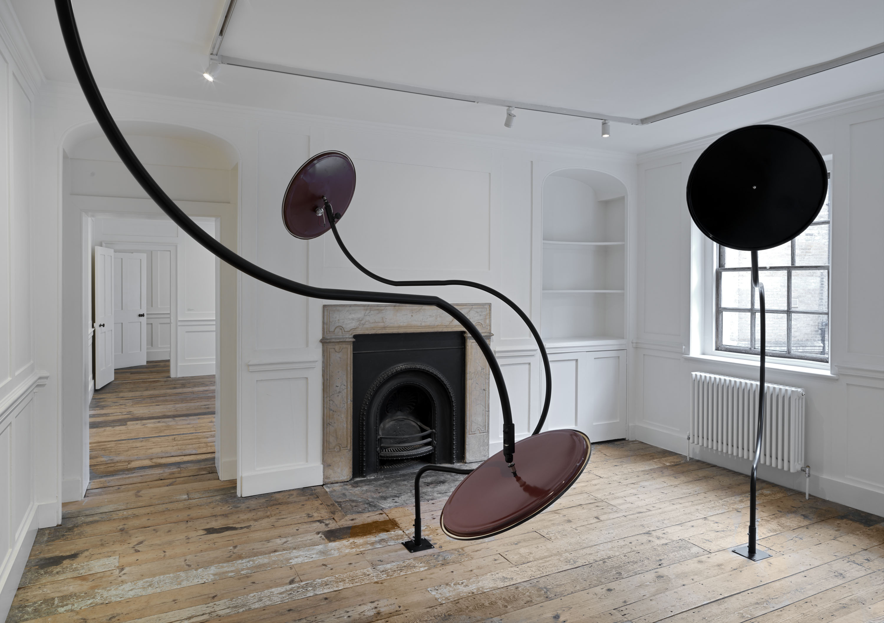 Installation view, Nomenclature for the Time Being, Raven Row, 2026. Photograph by Marcus J Leith