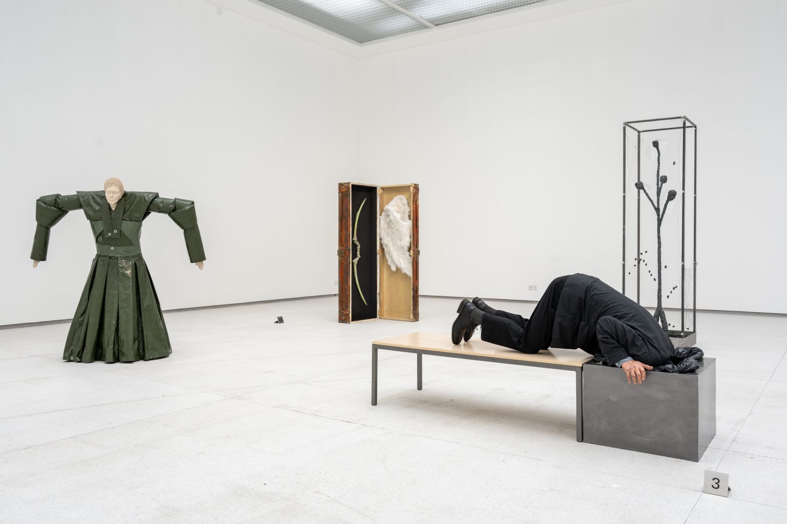 “Superglue, or Inventing the Friend”, exhibition view. Contemporary Art Centre, 2026. Curator: Valentinas Klimašauskas. Photographer: Andrej Vasilenko