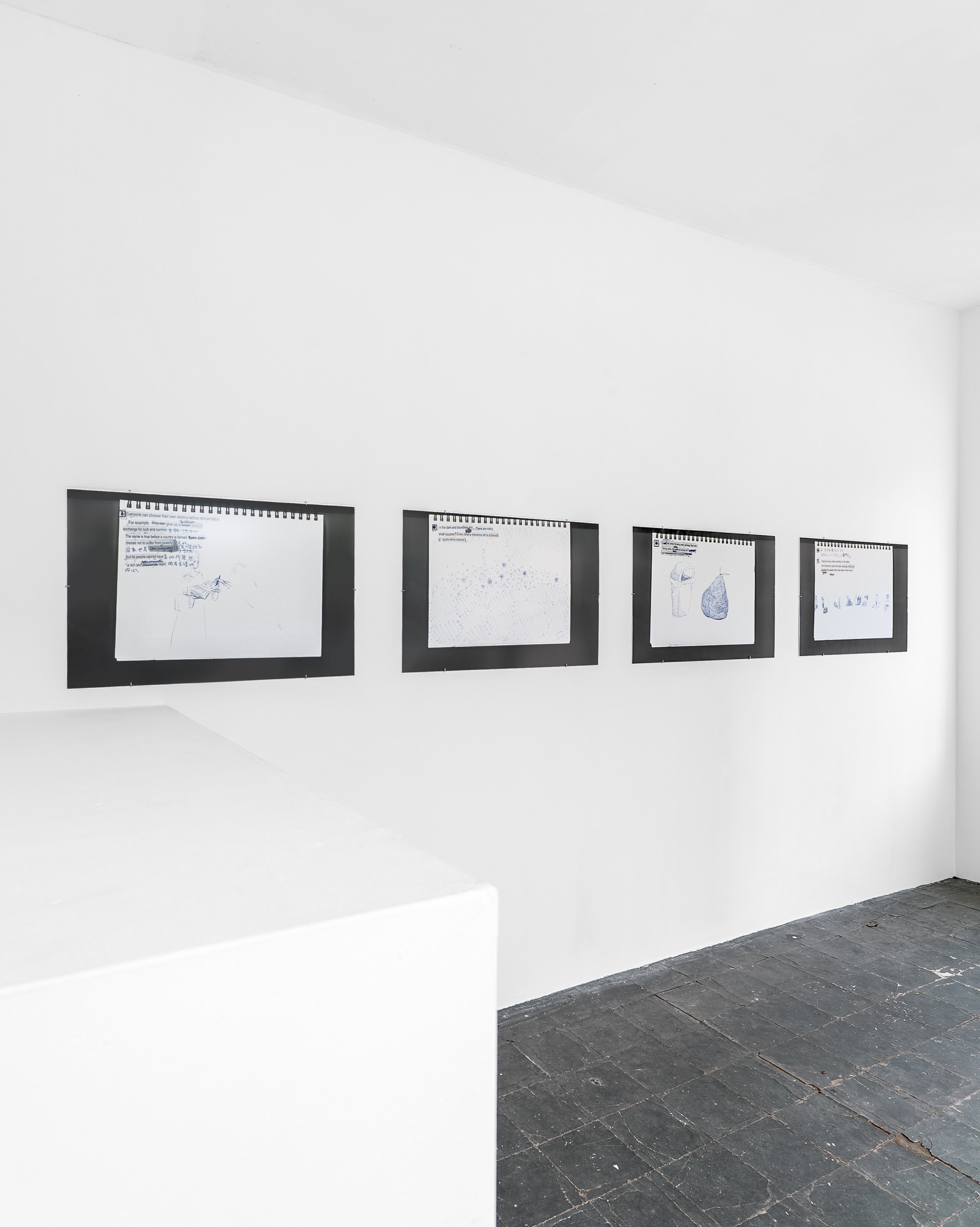 Installation view, Alice Ding: Normal Artists (2026). Courtesy of the artist and Hans Goodrich, Chicago.