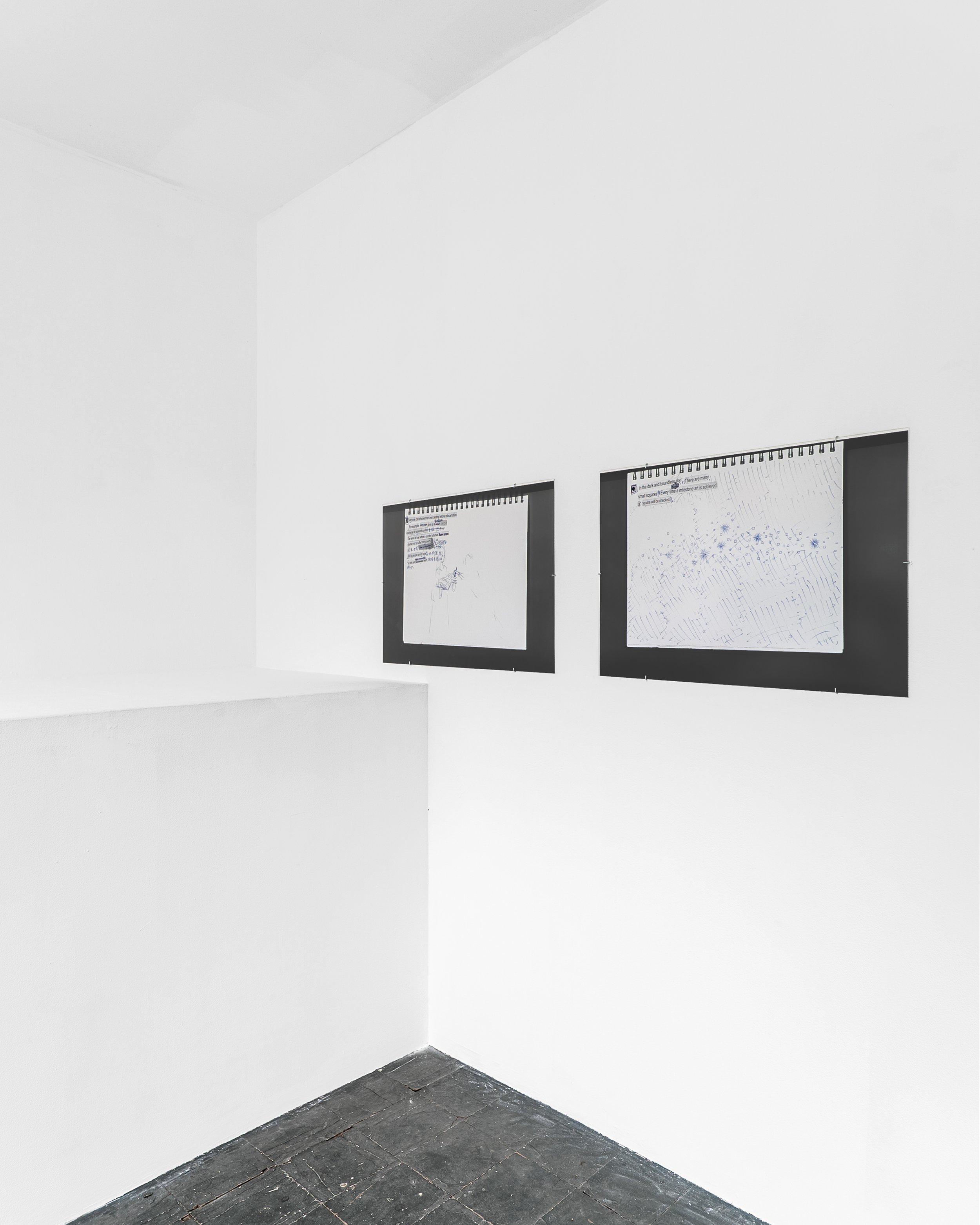 Installation view, Alice Ding: Normal Artists (2026). Courtesy of the artist and Hans Goodrich, Chicago.