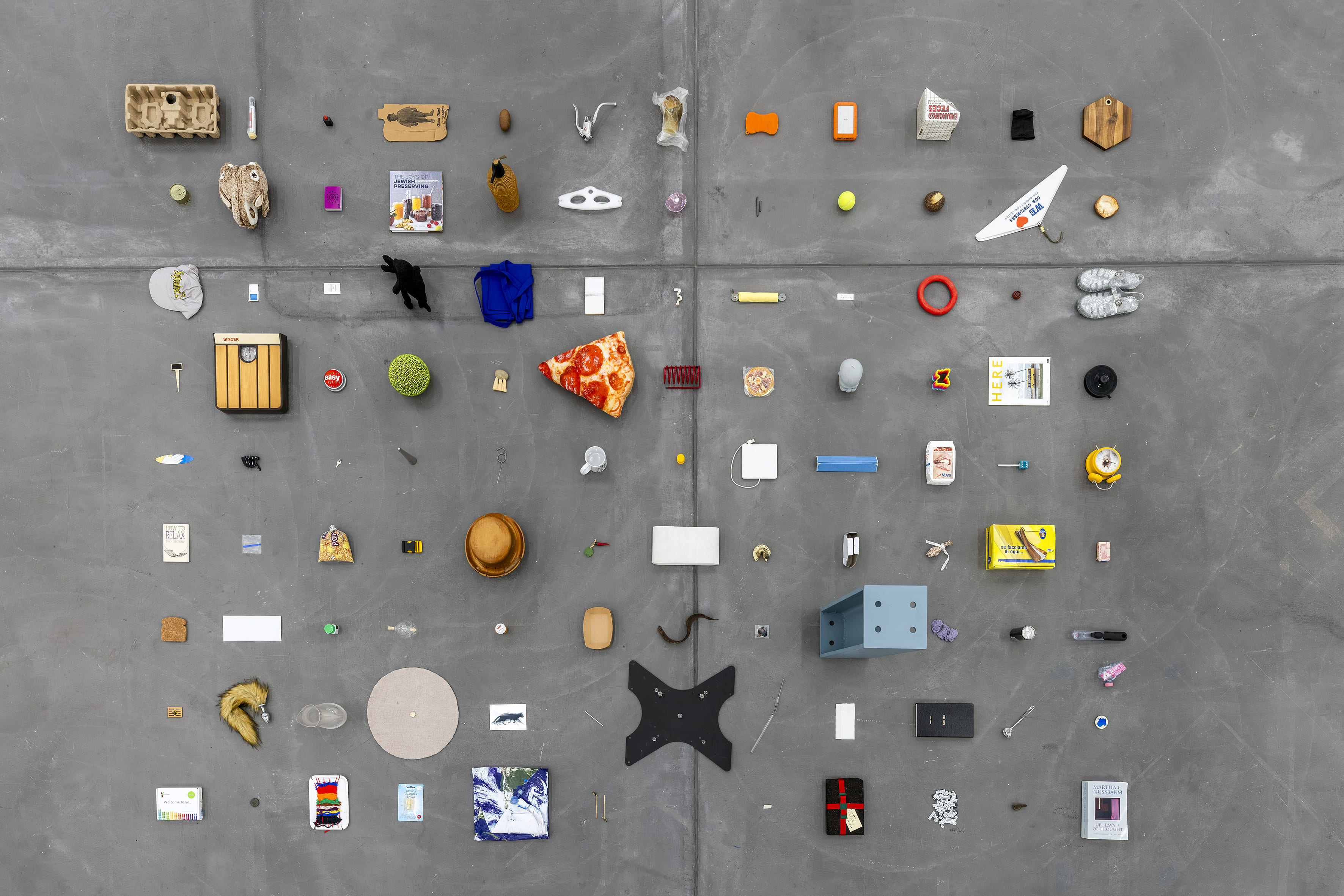 Darren Bader, 109 objects to begin a new civilization. Courtesy of the artist and Swiss Institute.