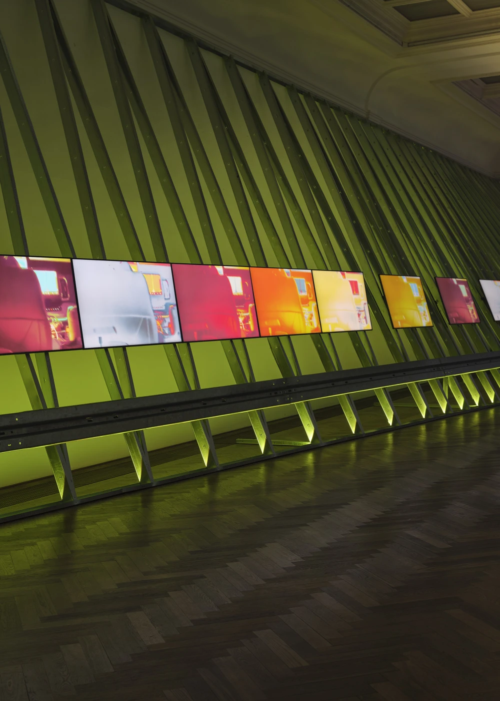 Shuang Li, The Middle of the Day That Starts It All, 2026, installation view, in: Shuang Li, Alliance, Kunsthalle Basel, 2026, photo: Philipp Hänger / Kunsthalle Basel