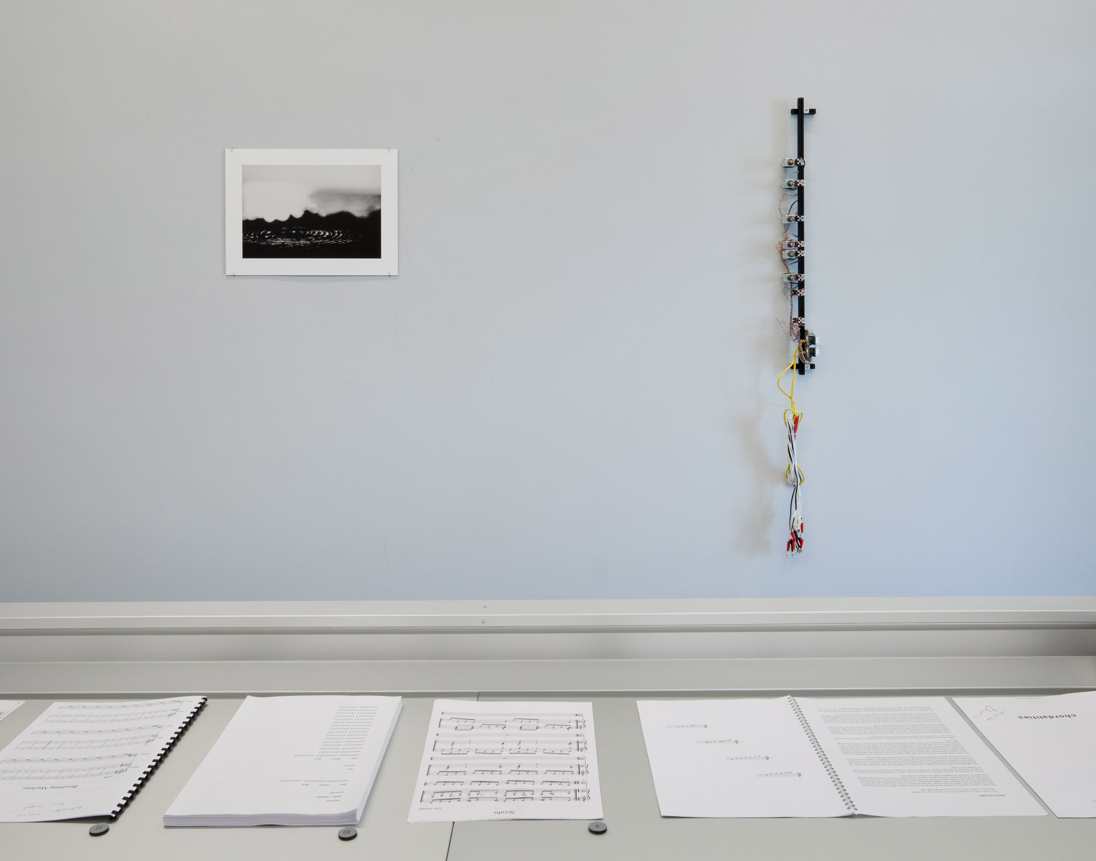 Installation view, Hidden Noise: Sonitus Occulti, Villa Lontana, Roma, 2026. Photo: Simon d’Exéa Installation view, Hidden Noise: Sonitus Occulti, Villa Lontana, Roma, 2026. Photo: Simon d’Exéa Installation view, Hidden Noise: Sonitus Occulti, Villa Lontana, Roma, 2026. Photo: Simon d’Exéa Installation view, Hidden Noise: Sonitus Occulti, Villa Lontana, Roma, 2026. Photo: Simon d’Exéa Cory Arcangel, 21-11-2023-11-31-35-input _gb-po-1913, 2023. Courtesy the artist and Galerie Thaddaeus Ropac. Installation view, Hidden Noise: Sonitus Occulti, Villa Lontana, Roma, 2026. Photo: Simon d’Exéa Hampus Lindwall, Noise Exposed, 2025 / Pierre Bismuth, Willow Boughs music sheet (After William Morris), 2026. Installation view, Hidden Noise: Sonitus Occulti, Villa Lontana, Roma, 2026. Photo: Simon d’Exéa Phill Niblock, LIGHT PATTERNS, 1985–1992 / Haroon Mirza, Robot Co-organist, 2019. Installation view, Hidden Noise: Sonitus Occulti, Villa Lontana, Roma, 2026. Photo: Simon d’Exéa