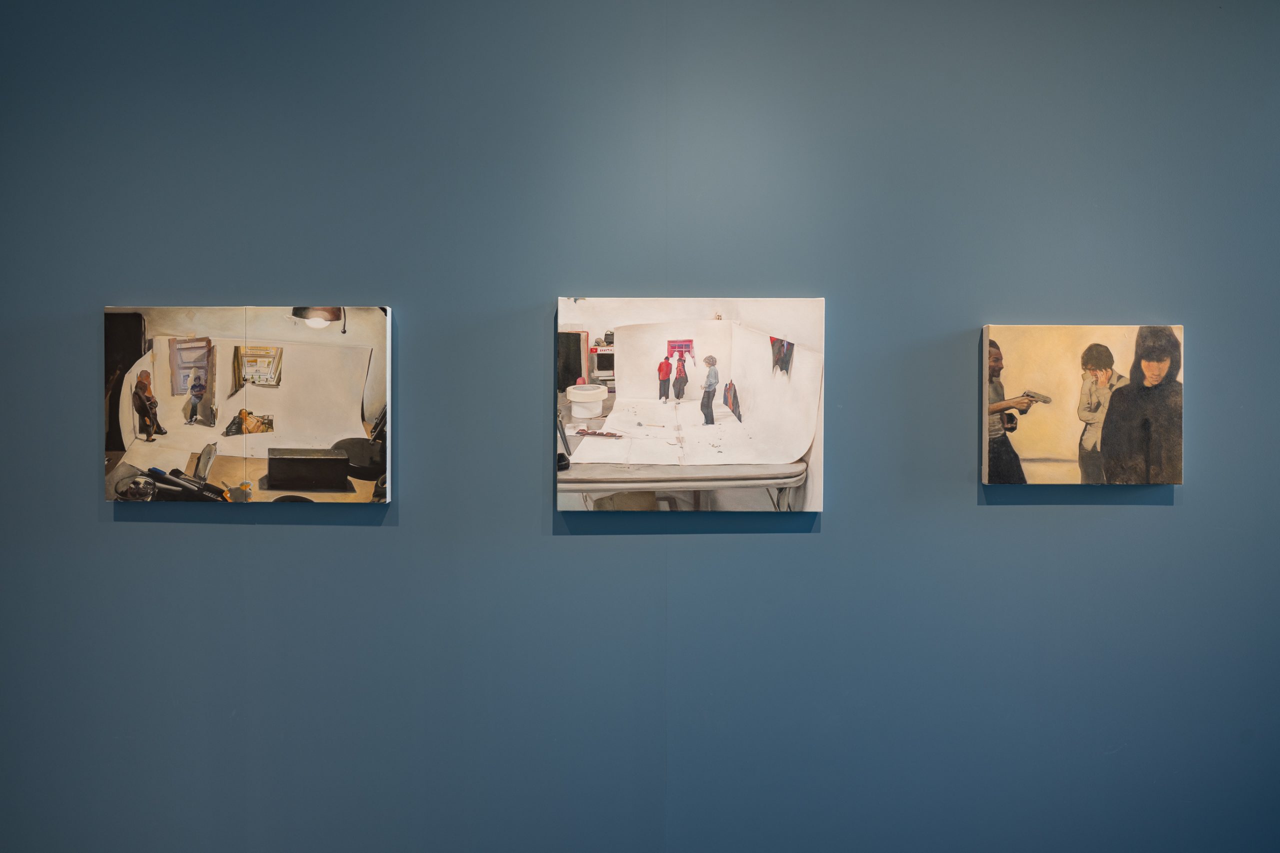 “Housekeeping in a Dangerous Time”, exhibition view. Sapieha Palace, Vilnius, 2026. Photo by Andrej Vasilenko.