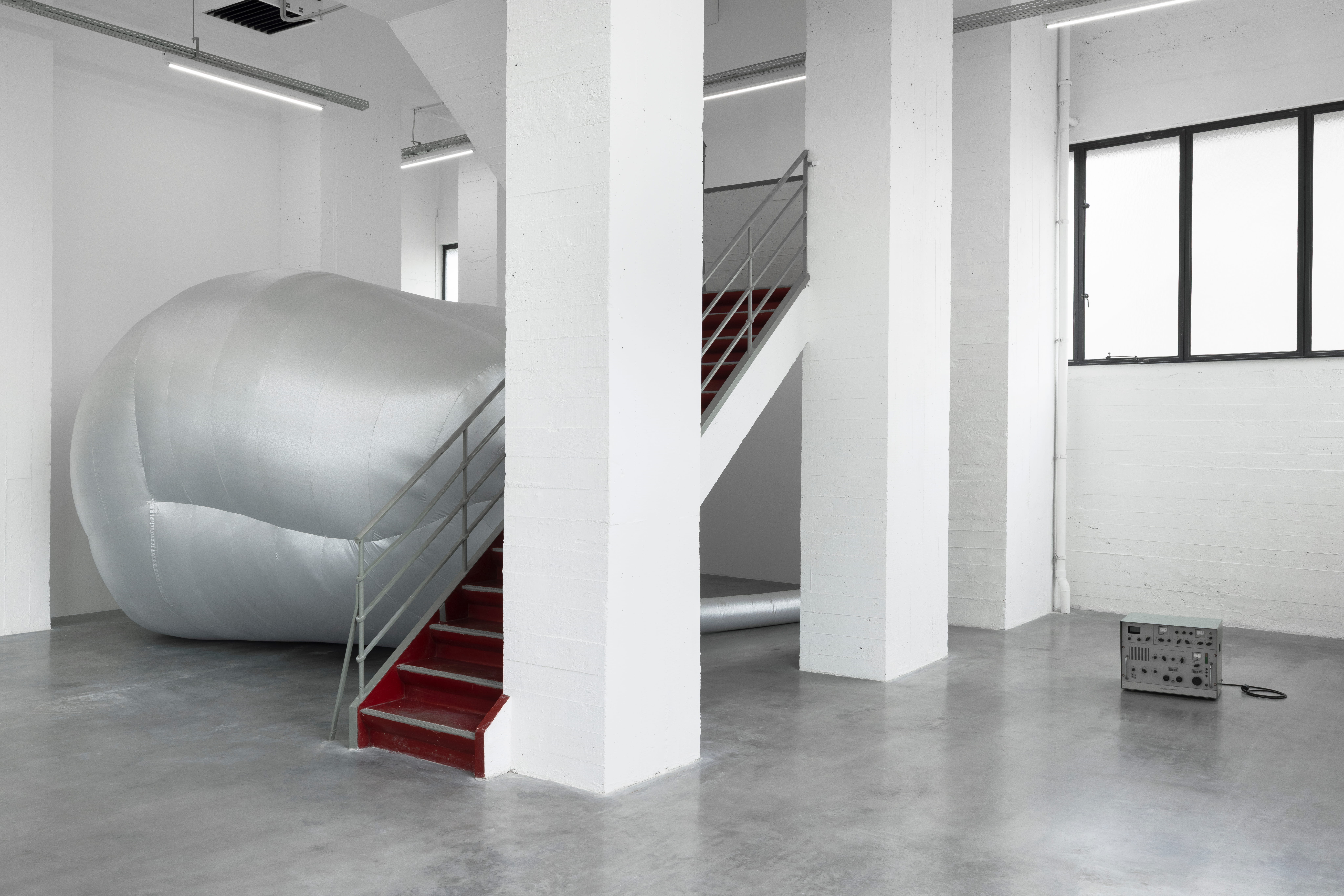 Exhibition view of ‘Call me gravity’, WIELS, Brussels, 2026. Photo: Fabrice Schneider.