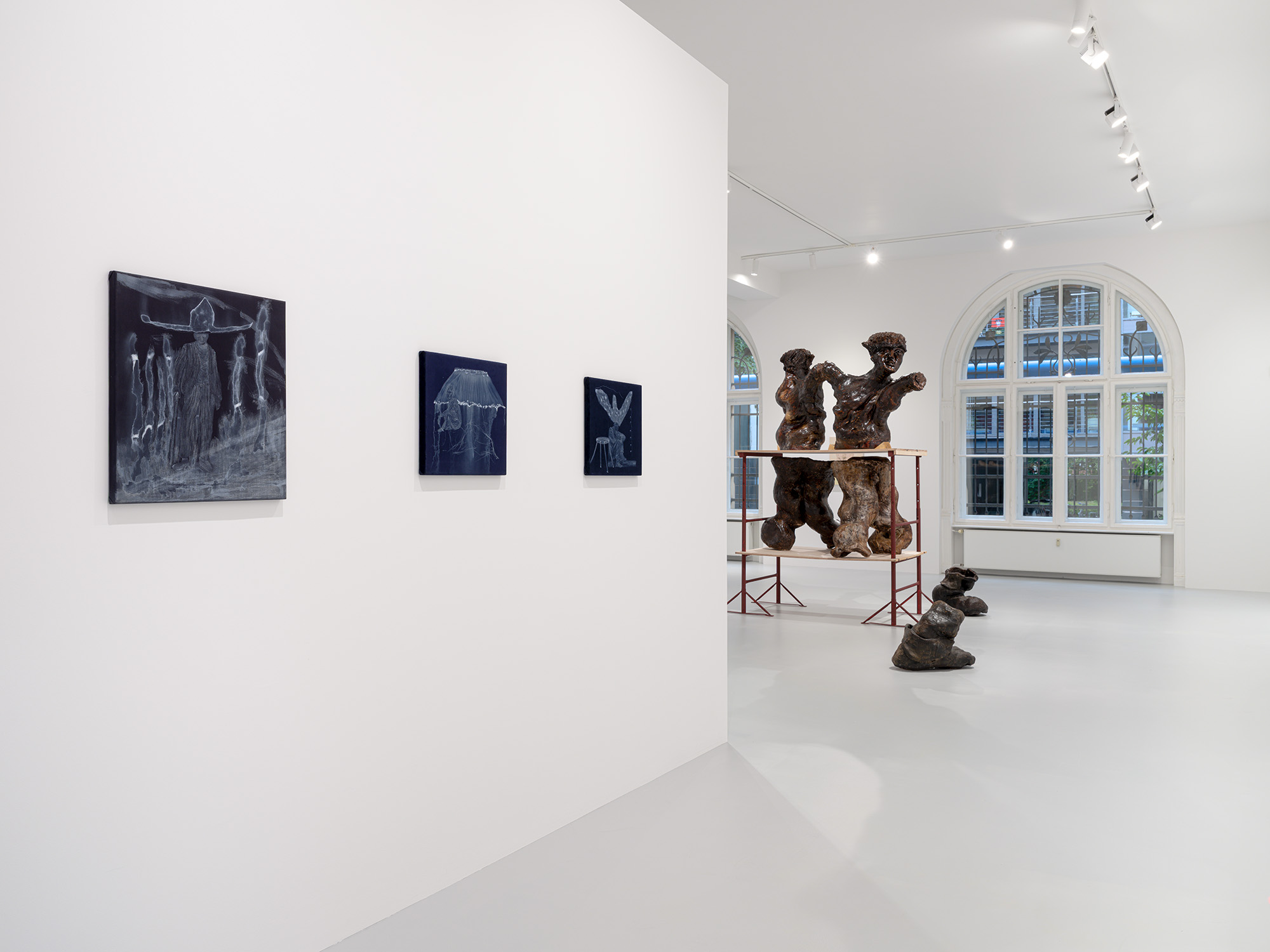 Installation view, Symptoms (2026). Courtesy of the artists and Galerie Nordenhake, Berlin.