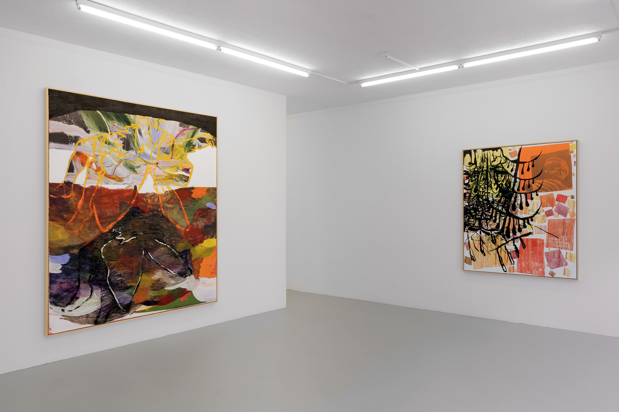 Installation view, Aljoscha Tschaidse, Bruges, Galerie Falk Losniza, Basel, 2026. Photography: Gina Folly. Courtesy the artist & Galerie Falk Losniza