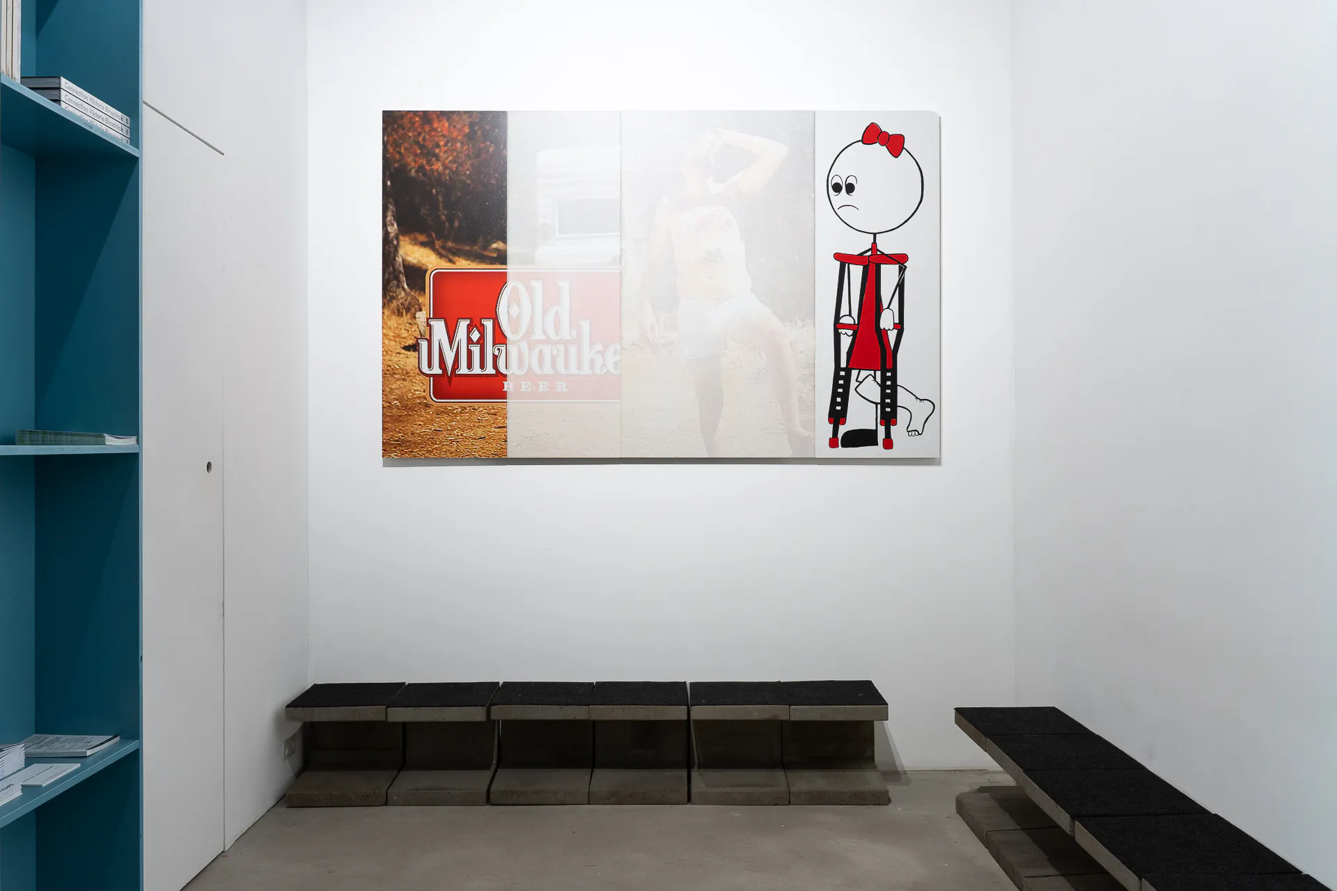 Installation view, Julia Wachtel: Return to Content a/b (2026). Courtesy of the artist and Klemm's, Berlin.
