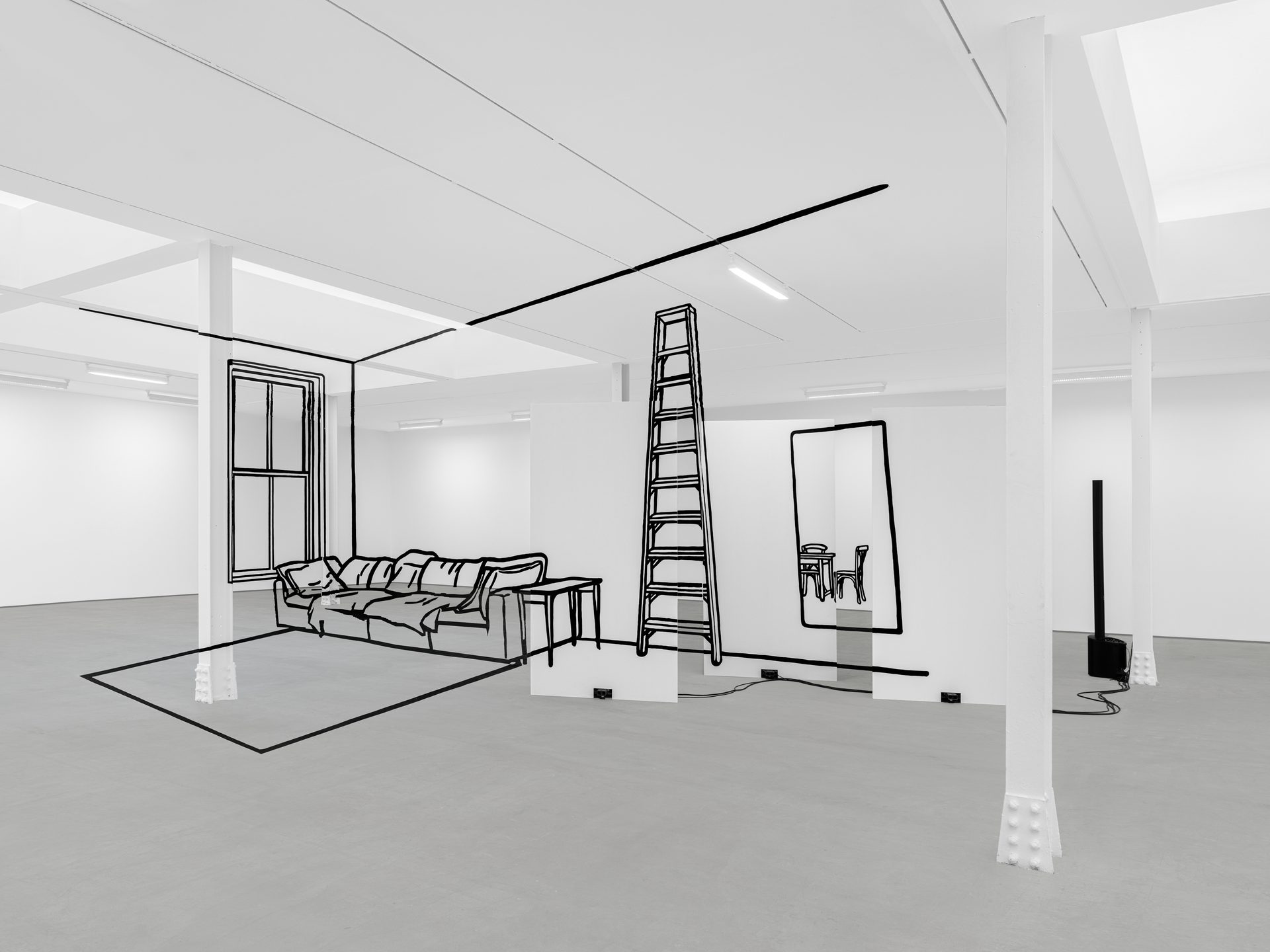 Installation view, Martine Syms: Knot Eye (2026). © Martine Syms. Courtesy the Artist and Sadie Coles HQ, London. Photo: Katie Morrison.