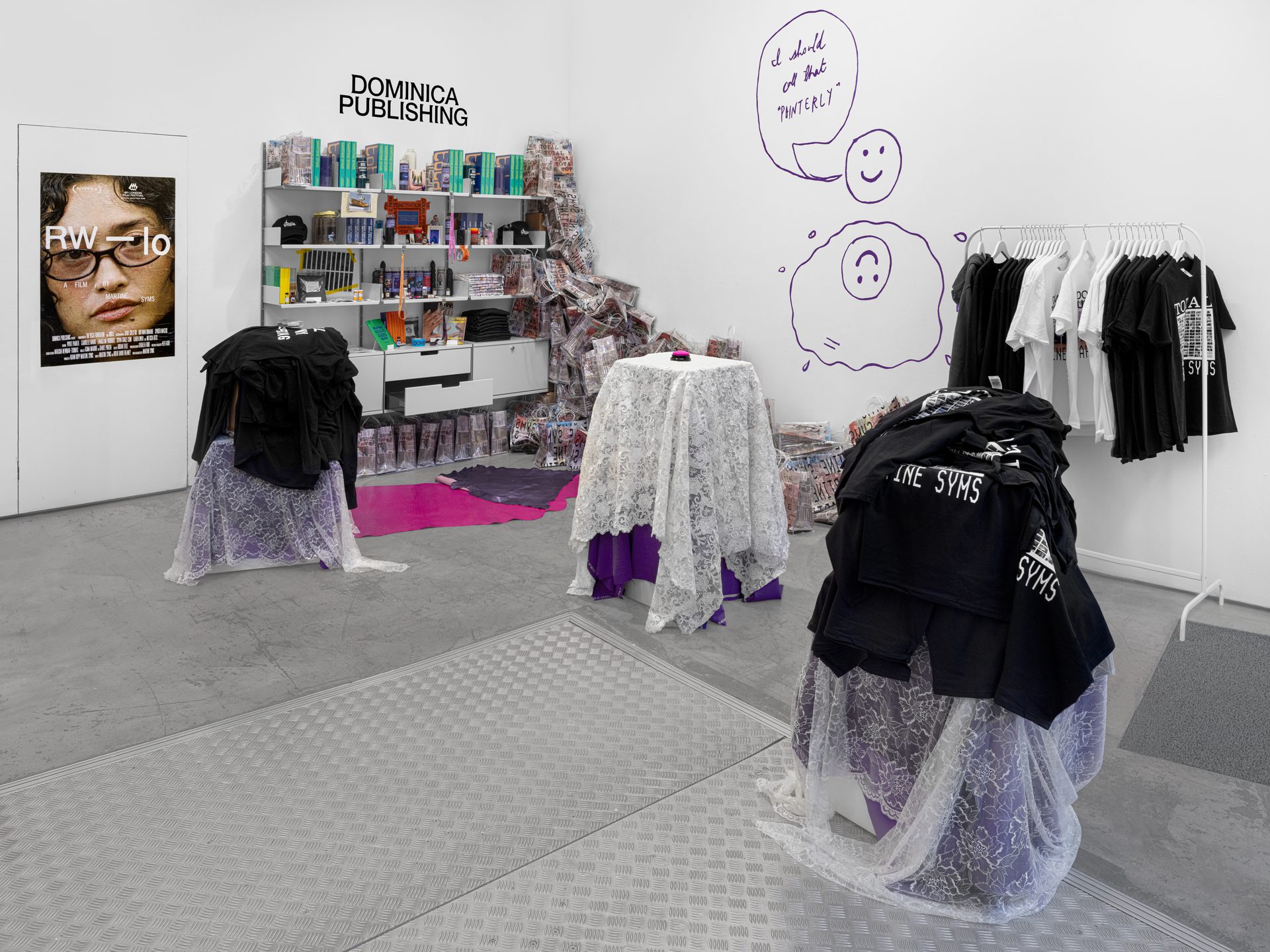 Installation view, Martine Syms: Knot Eye (2026). © Martine Syms. Courtesy the Artist and Sadie Coles HQ, London. Photo: Katie Morrison.