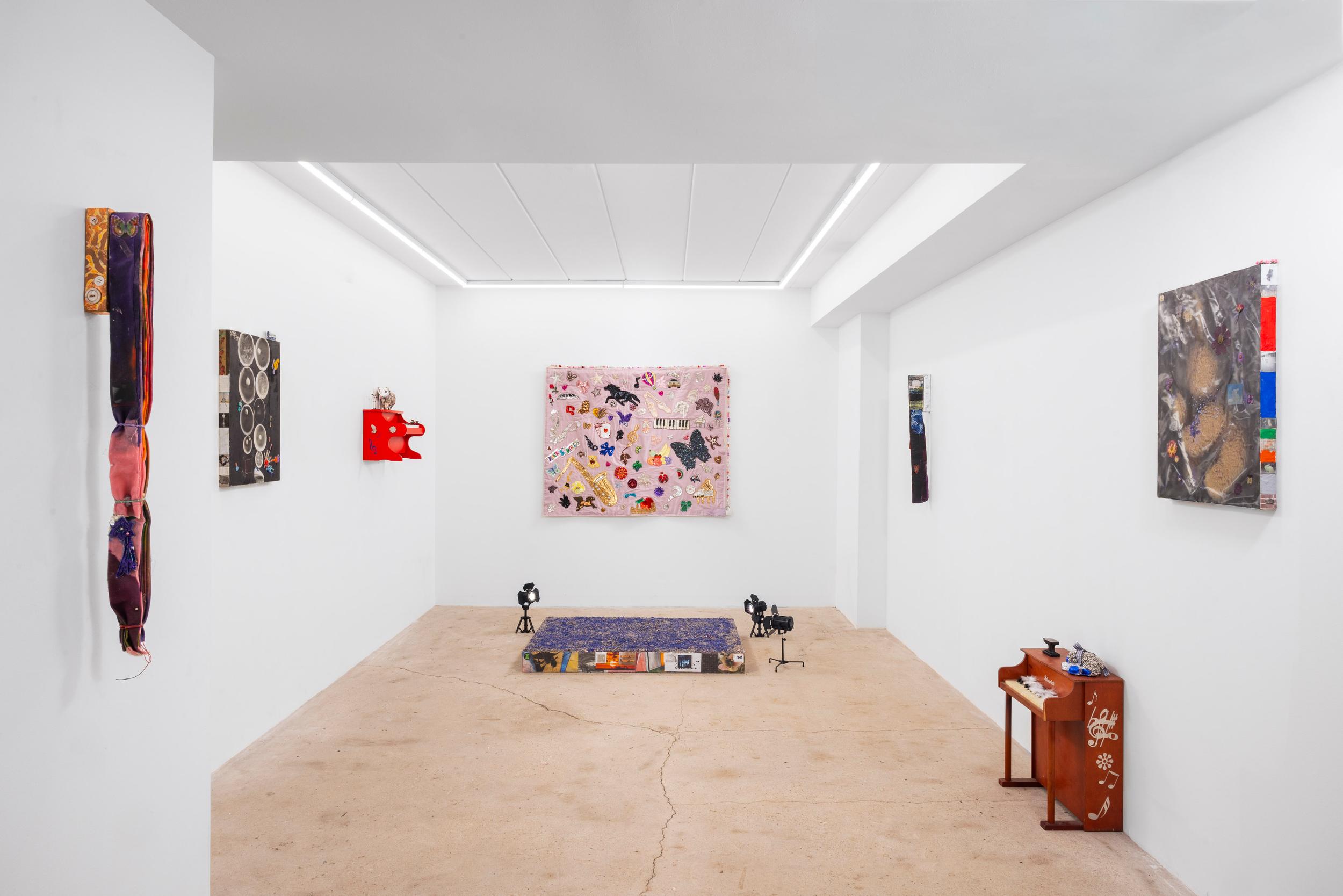 Installation view, Faith Icecold: Cassandra (2026). Courtesy of the artist and Romance, PIttsburgh.
